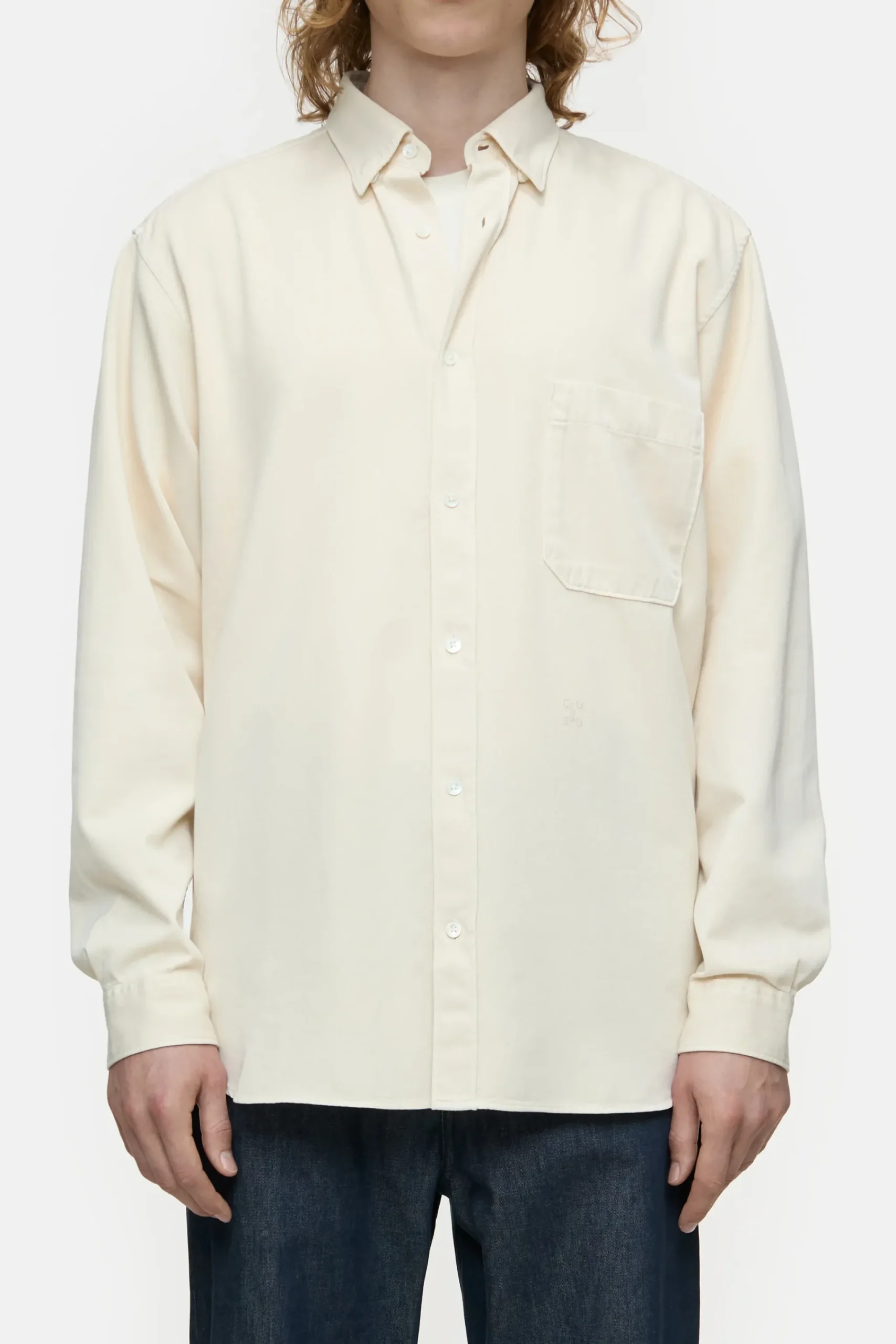 Closed Hemden*Army-Hemd aus Baumwolle Tonkabeige