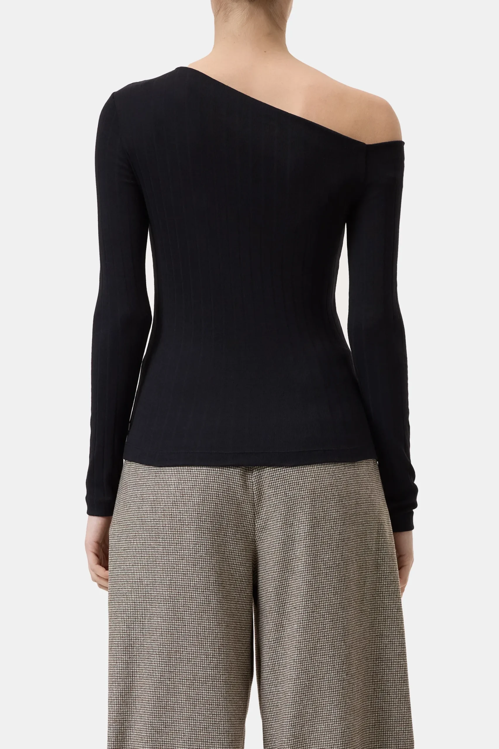 Closed T-shirts*Asymmetrisches Shirt Black