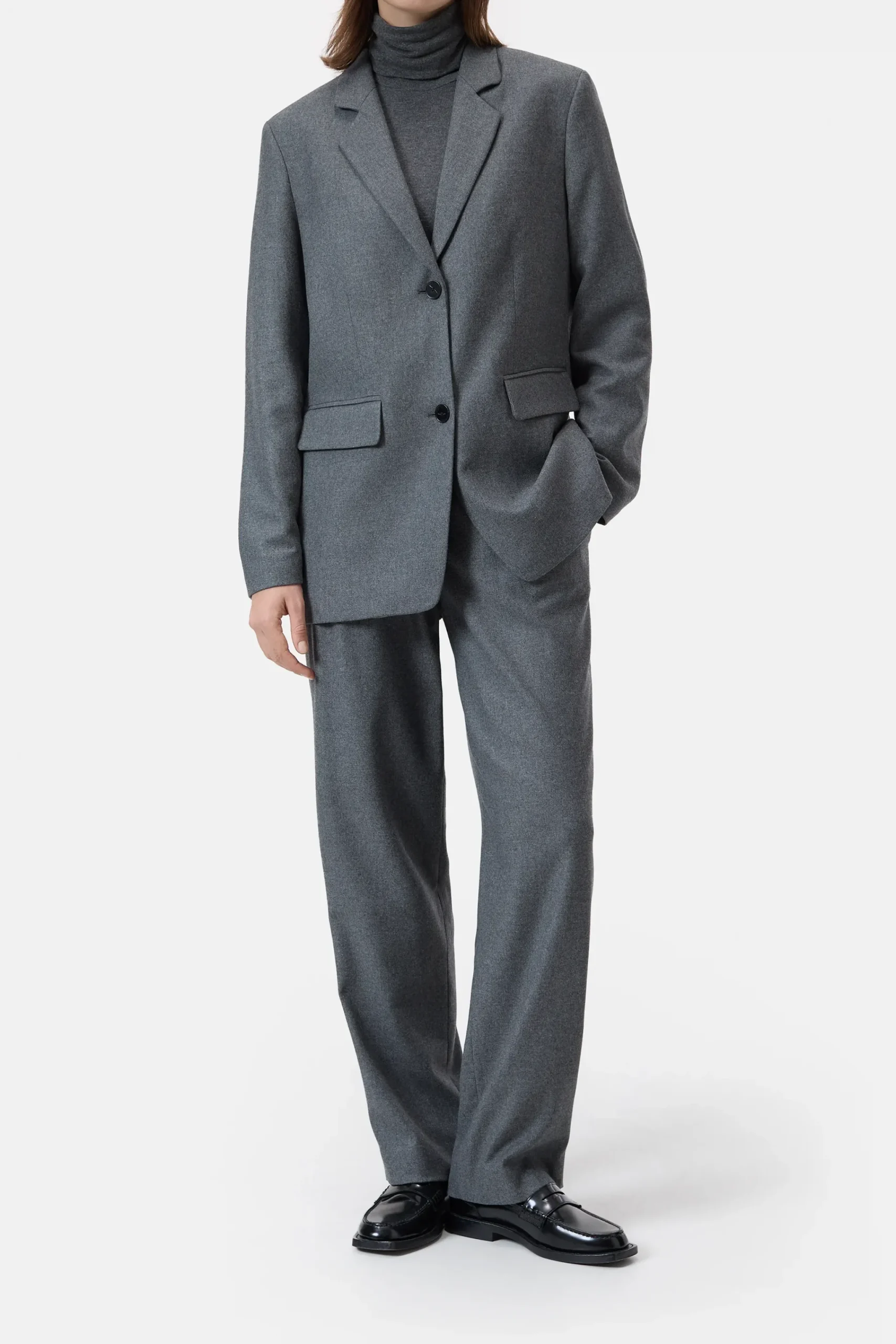 Closed Blazer | Jacken & Mäntel*Blazer - Style Name Lola Darkgreymelange