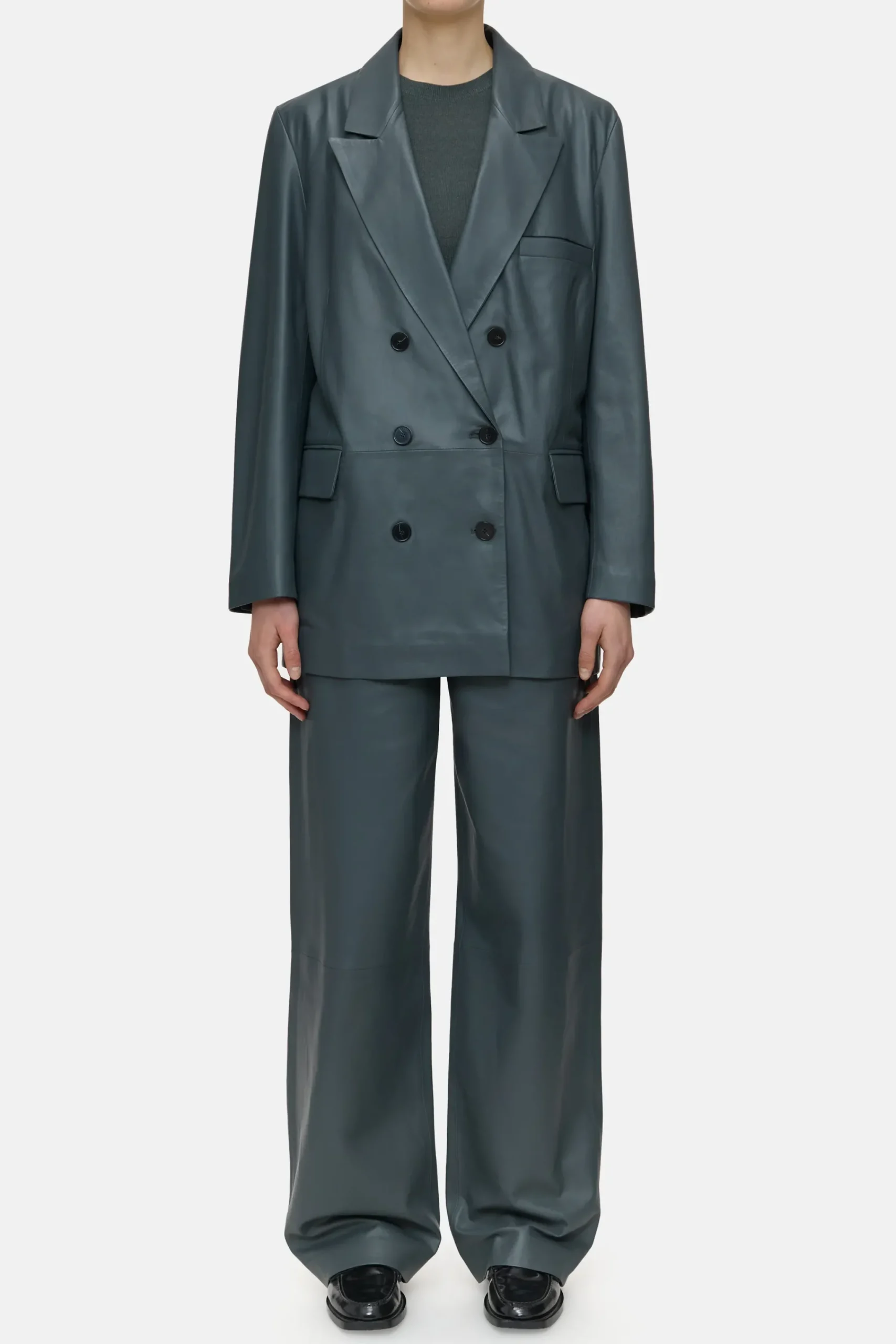 Closed Blazer | Jacken & Mäntel*Blazer aus Leder Pinigreen