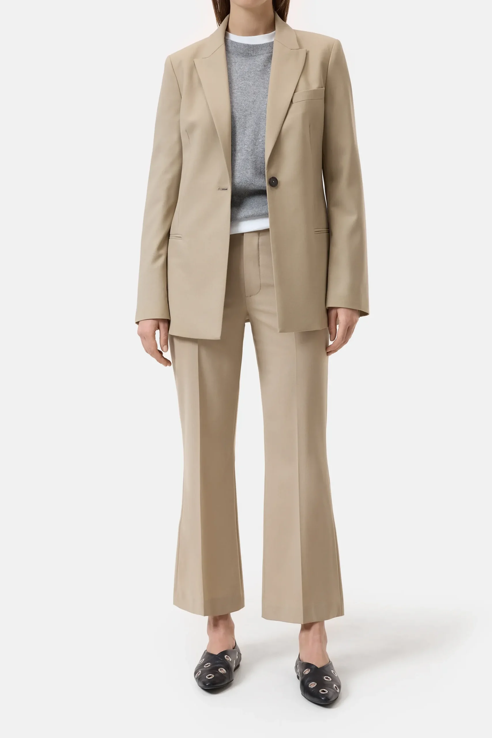 Closed Blazer | Jacken & Mäntel*Blazer aus Woll-Mix Darkchinobeige