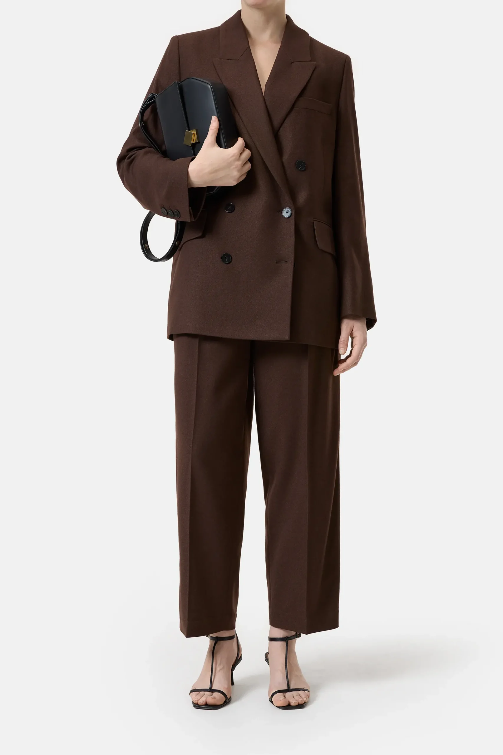 Closed Blazer | Jacken & Mäntel*Blazer aus Woll-Mix Cacaobrown