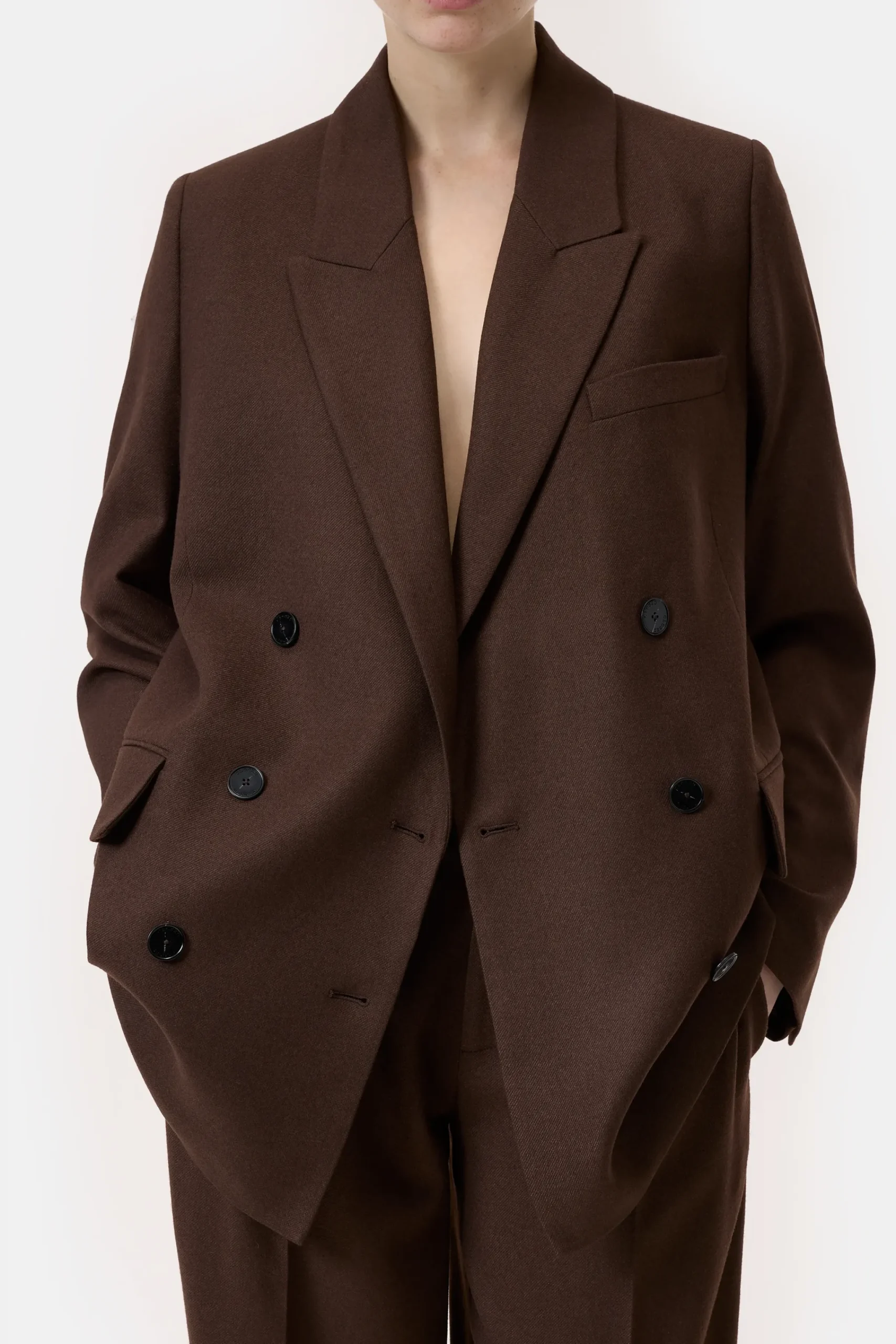 Closed Blazer | Jacken & Mäntel*Blazer aus Woll-Mix Cacaobrown