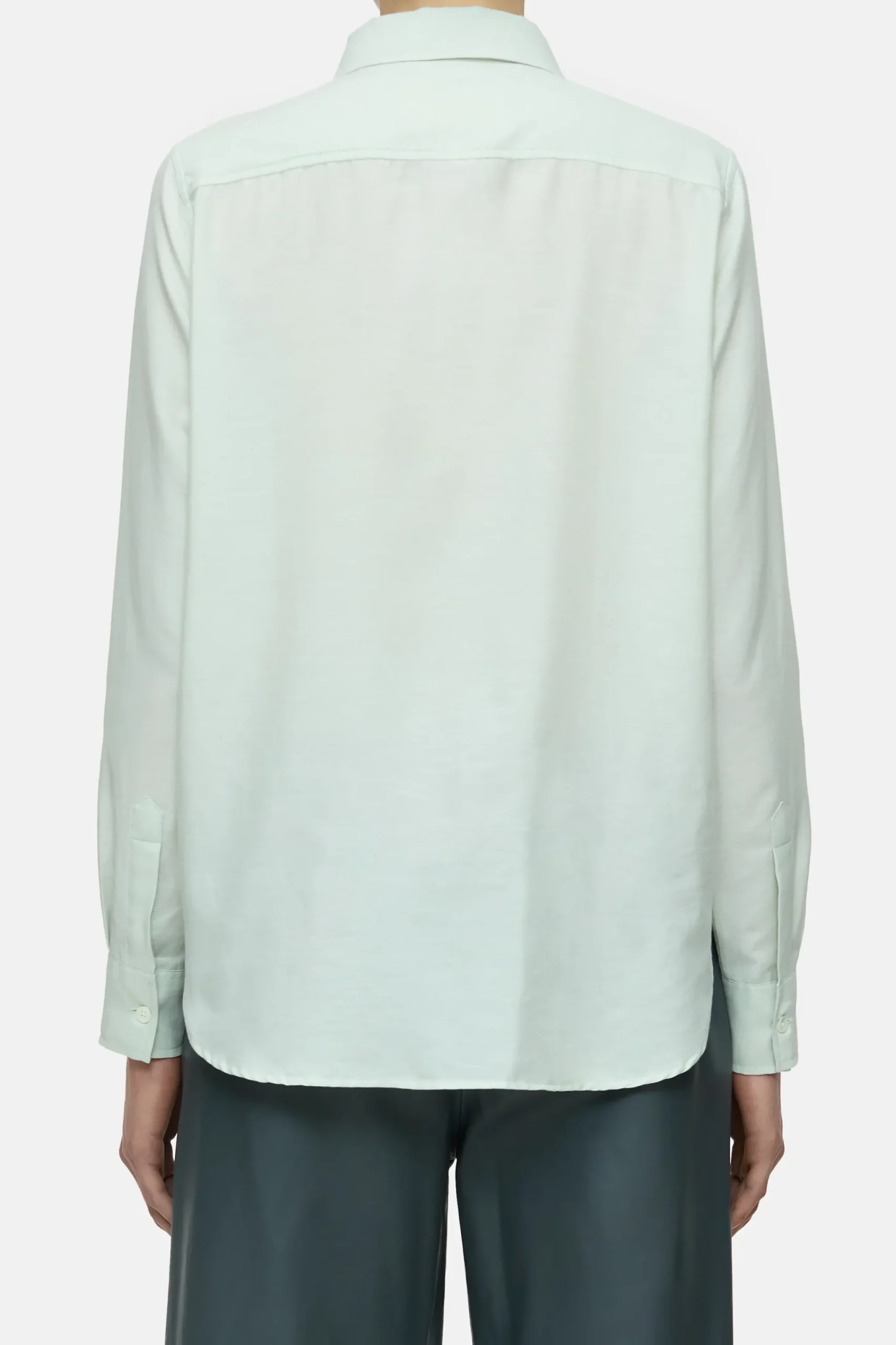 Closed Shirts & Blusen*Bluse aus Baumwoll-Kaschmir-Mix Giadagreen