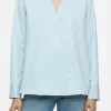 Closed Shirts & Blusen*Bluse aus Baumwoll-Popeline Lightskyblue