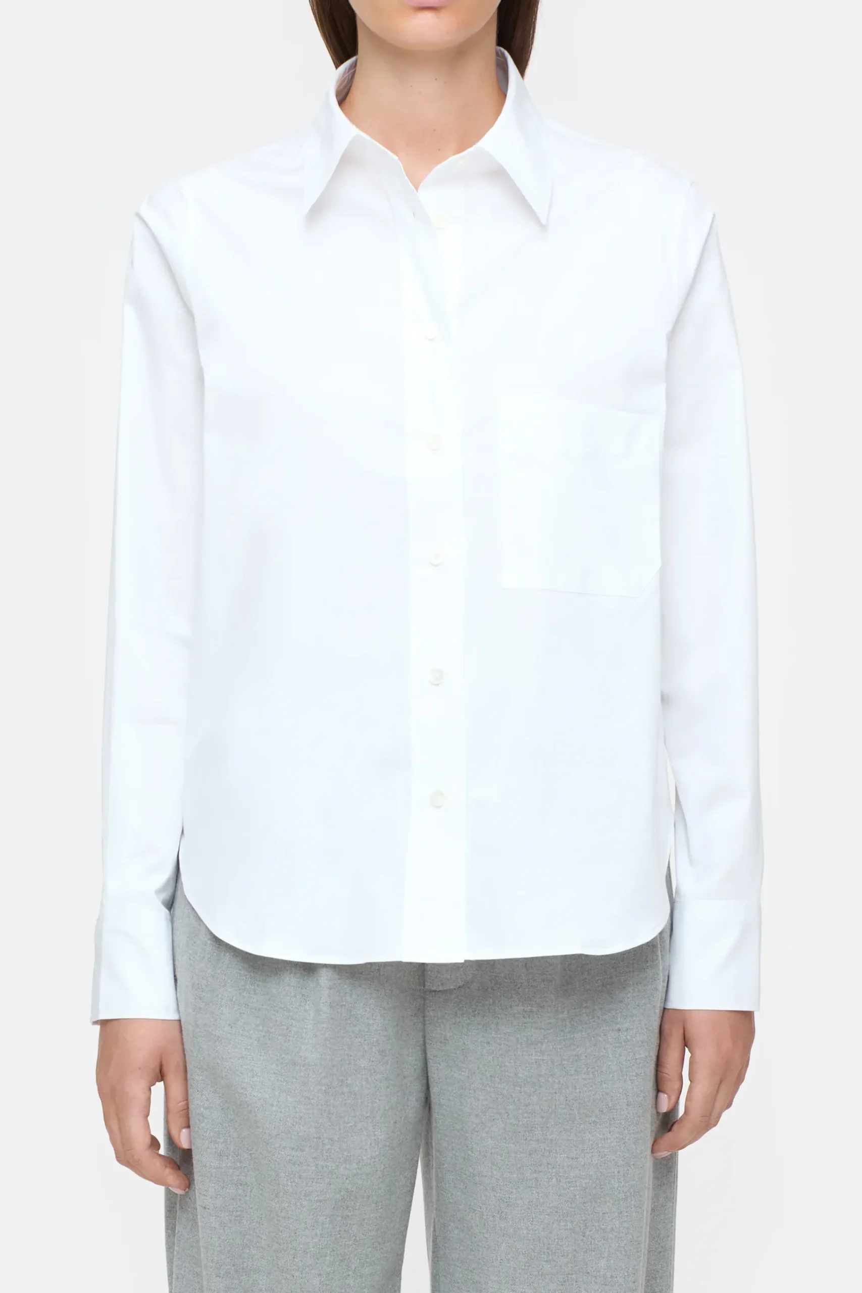 Closed Shirts & Blusen*Bluse aus Baumwoll-Popeline White