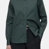 Closed Shirts & Blusen*Bluse aus Baumwoll-Popeline Pinigreen