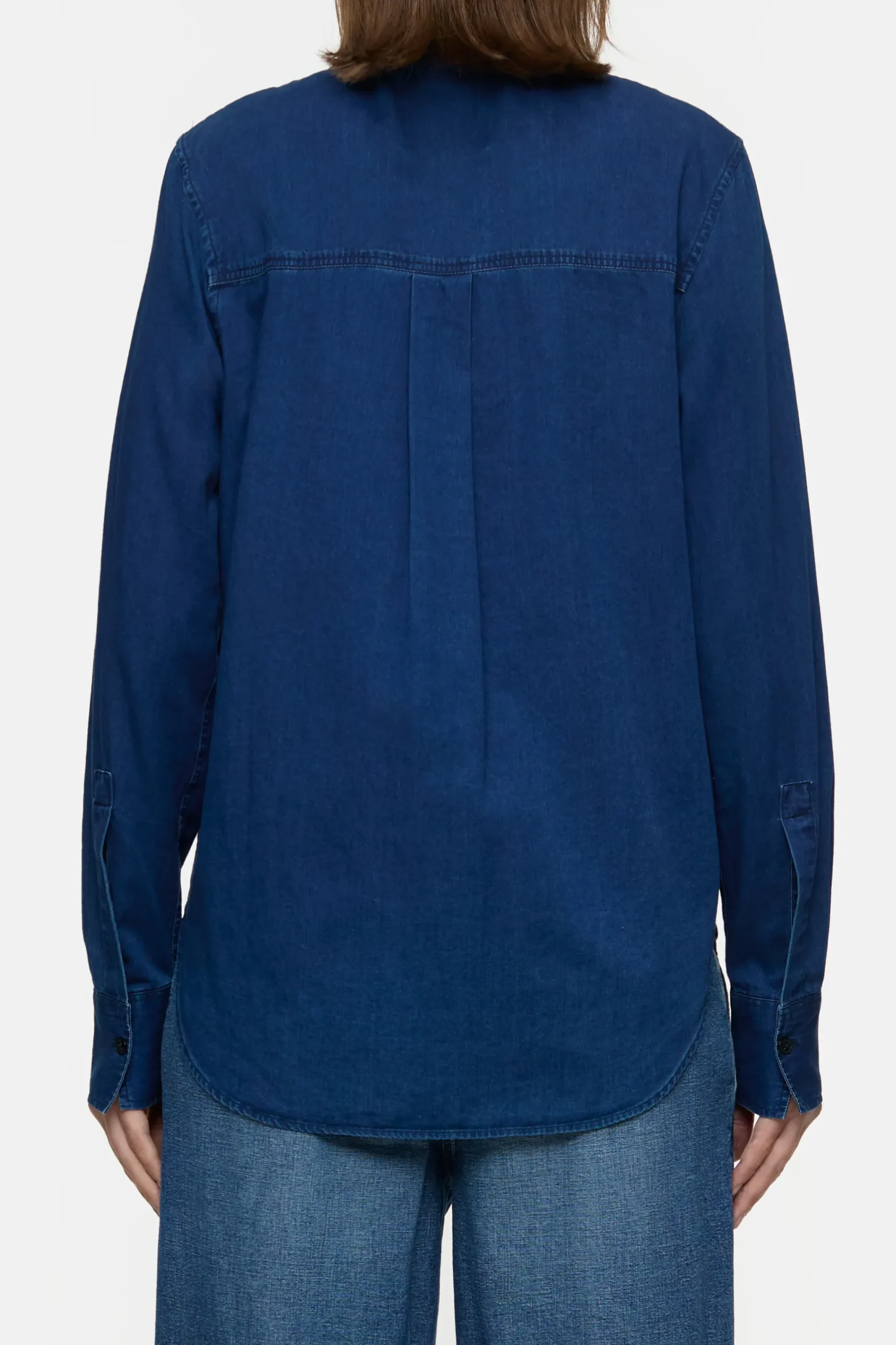 Closed Shirts & Blusen*Bluse aus Denim Darkblue