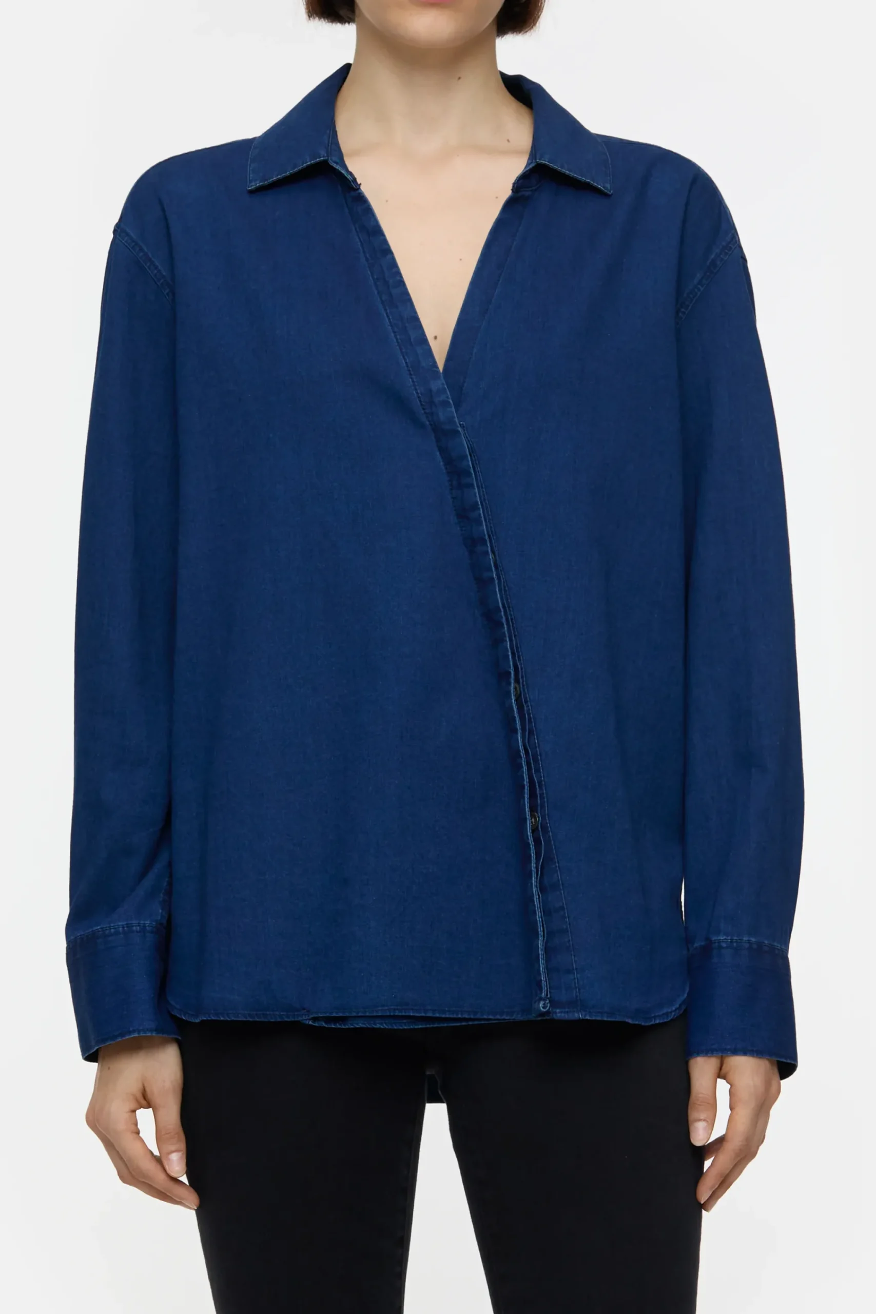 Closed Shirts & Blusen*Bluse aus reiner Baumwolle Darkblue