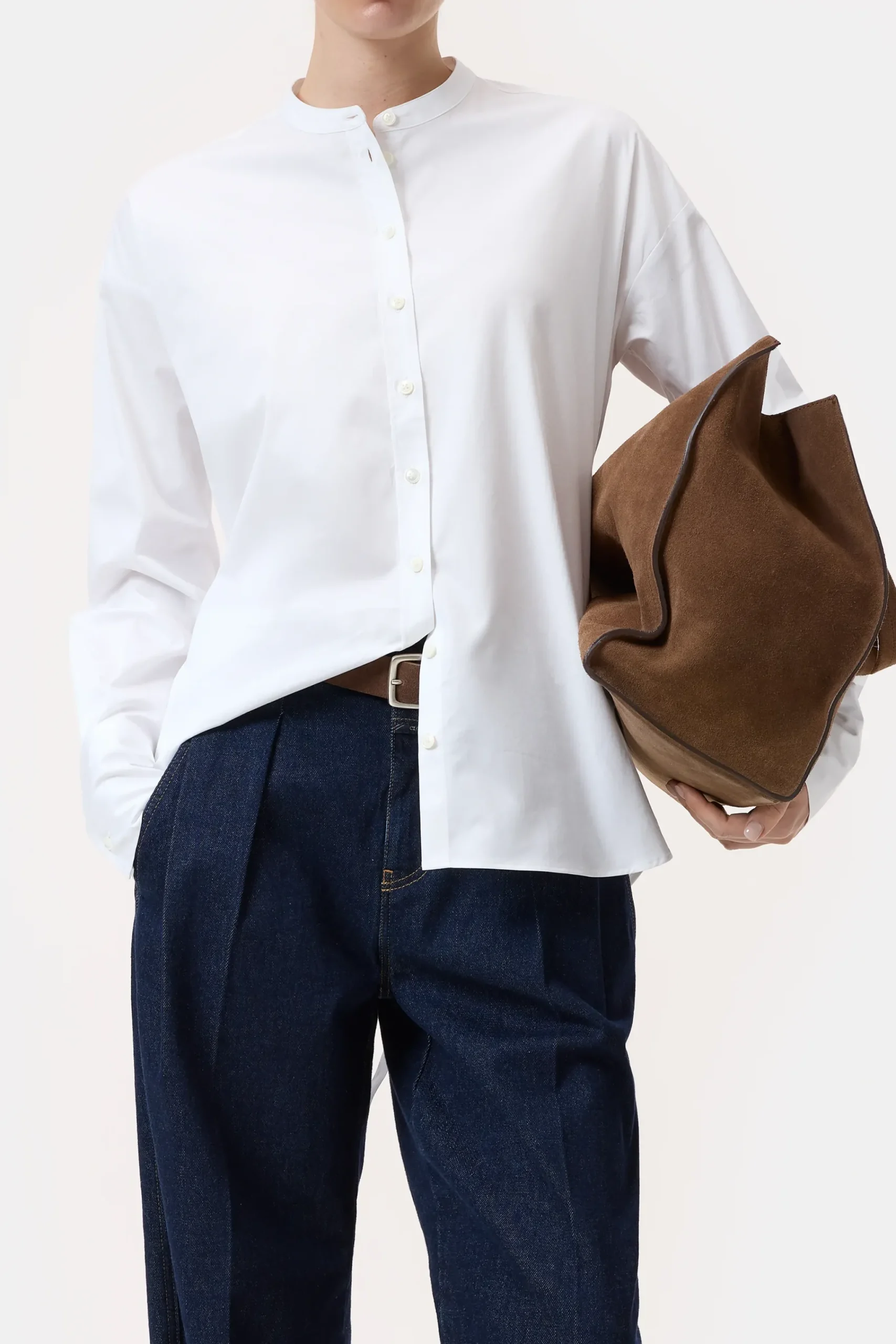 Closed Shirts & Blusen*Bluse mit Gürtel White