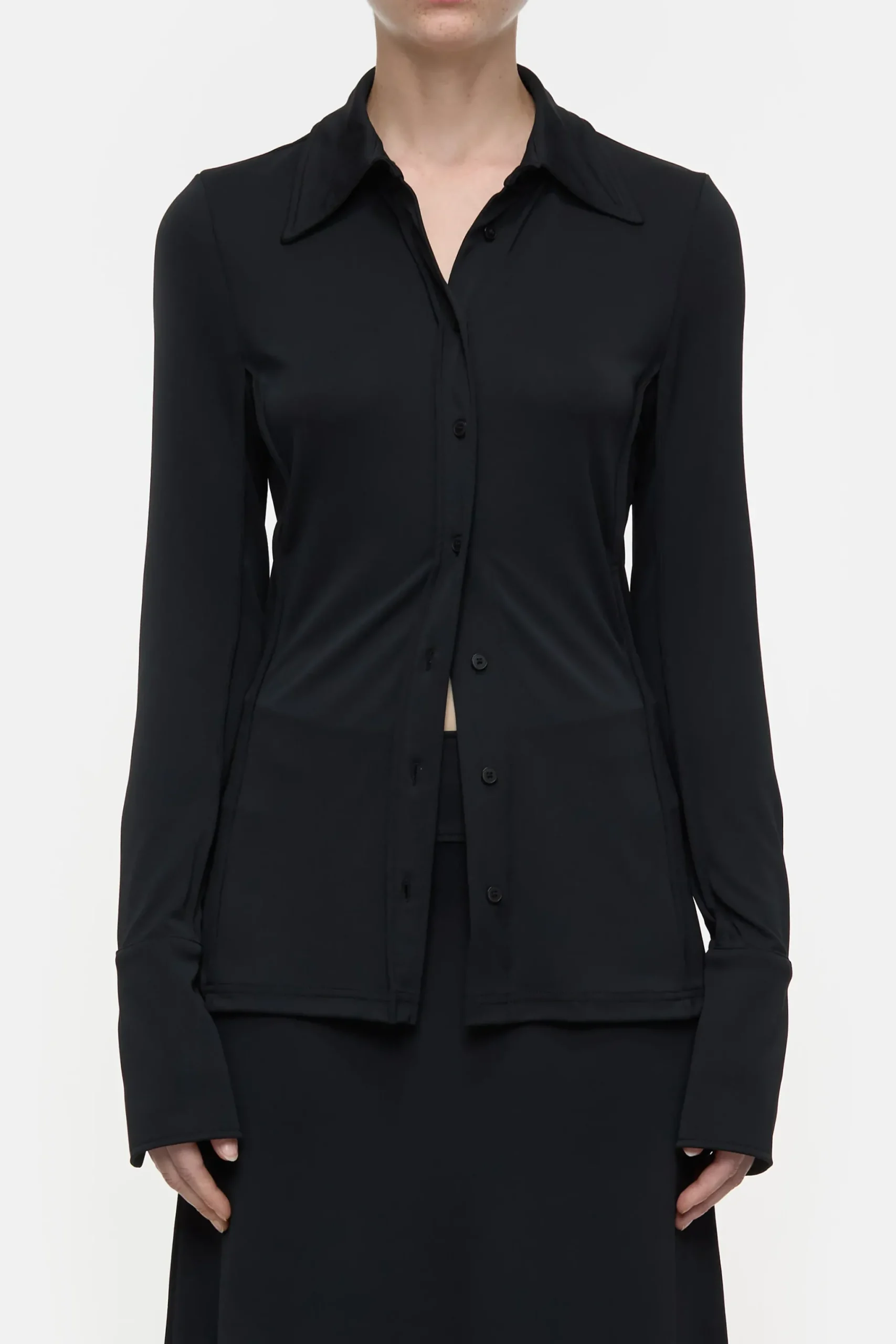 Closed T-shirts*Cardigan aus Baumwoll-Mix Black