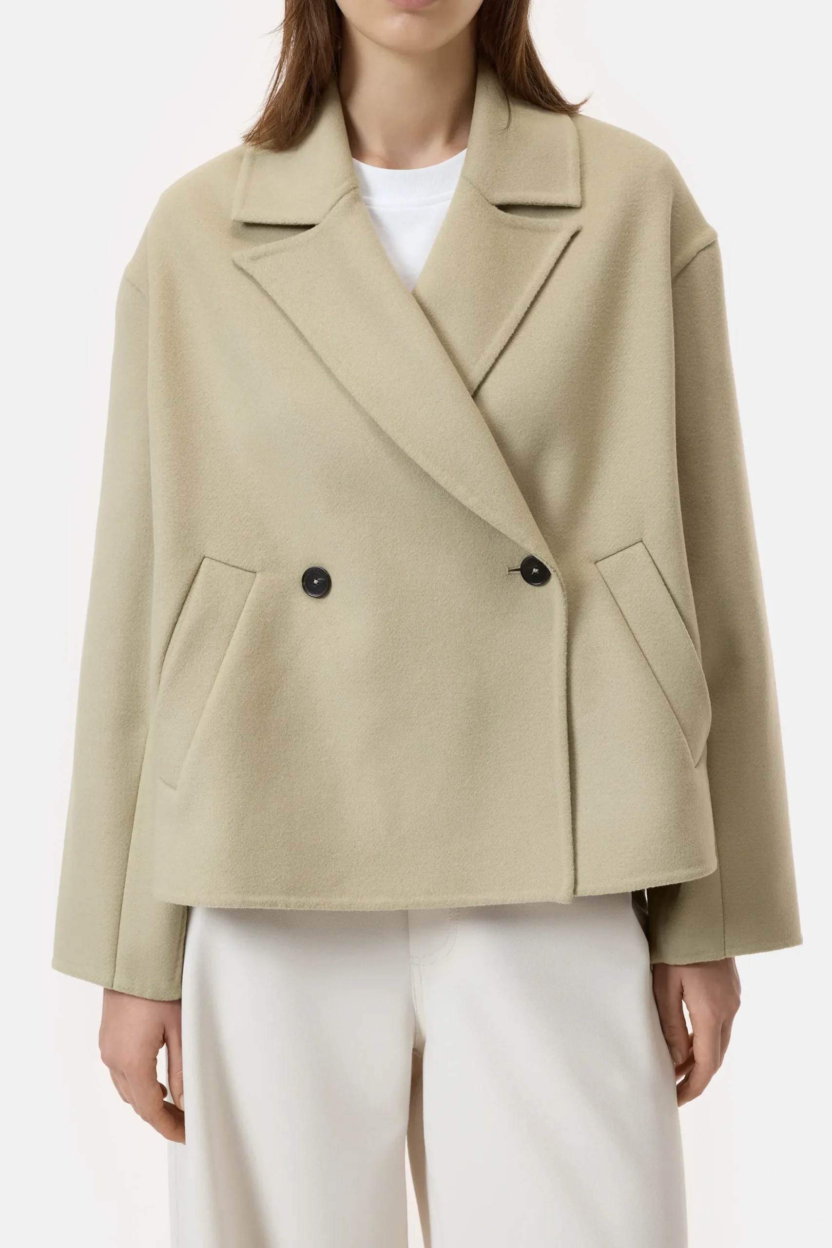 Closed Jacken & Mäntel*Duffle-Jacke aus Doubleface Warmsand