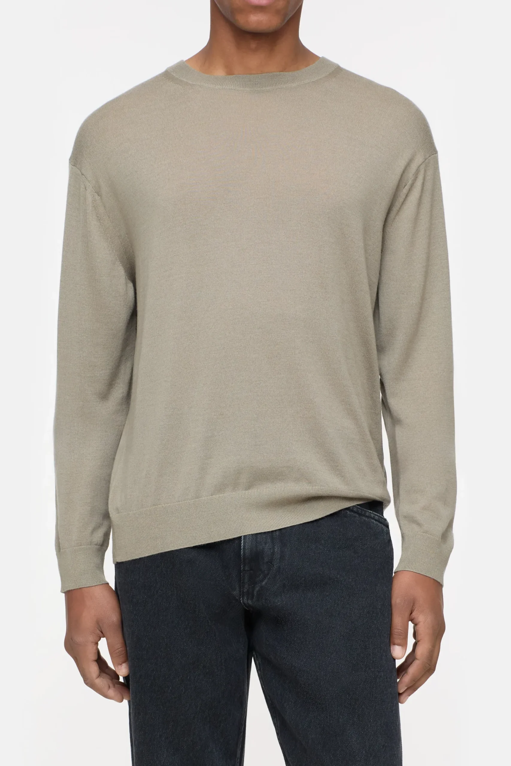 Closed Strick*Feinstrickpulllover aus Woll-Mix Naturallinen