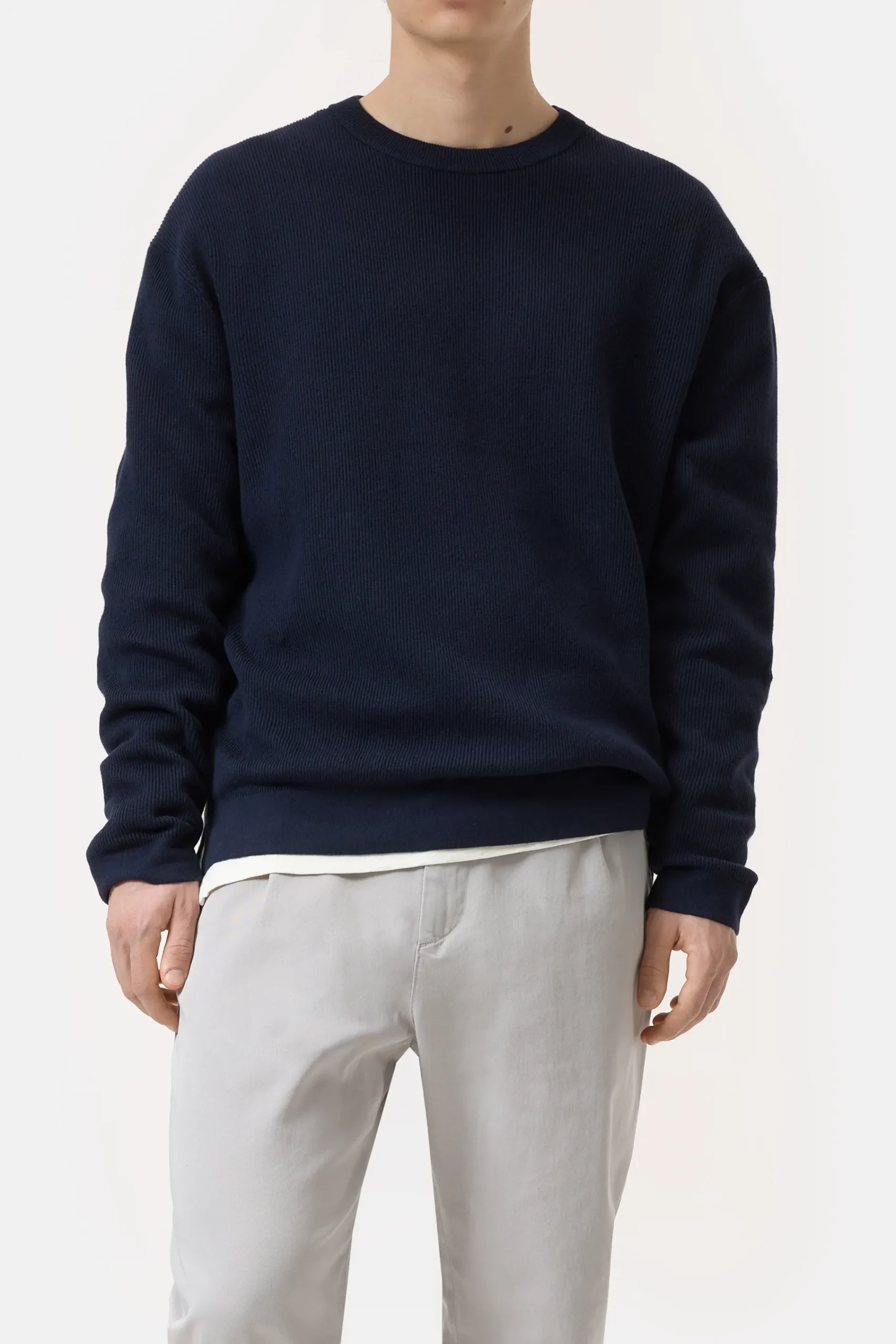 Closed Strick*Feinstrickpullover aus Baumwoll-Mix Darknight