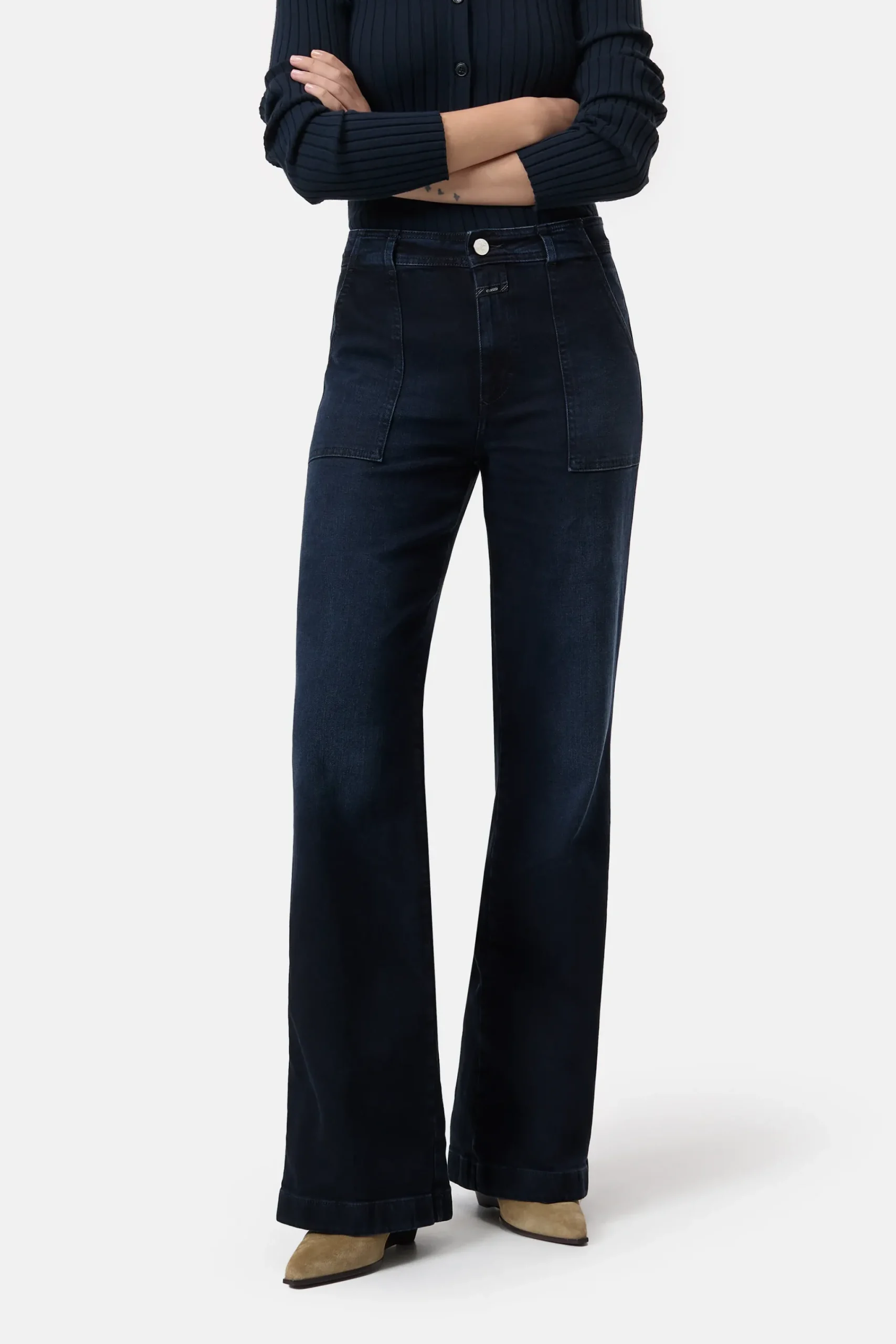 Closed Jeans | Skinny Fit*Flared Jeans - Style Name Aria Blue/black