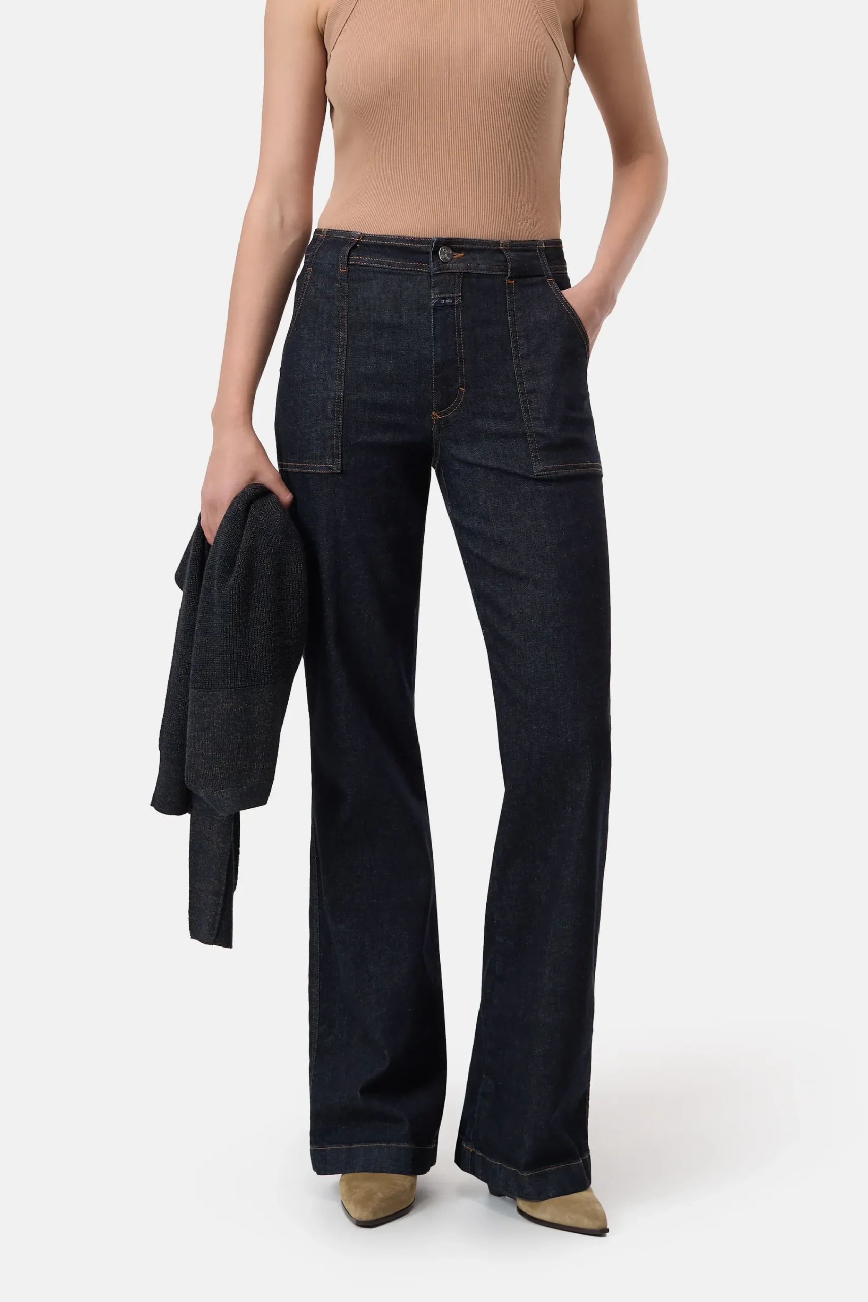 Closed Jeans | Skinny Fit*Flared Jeans - Style Name Aria Darkblue