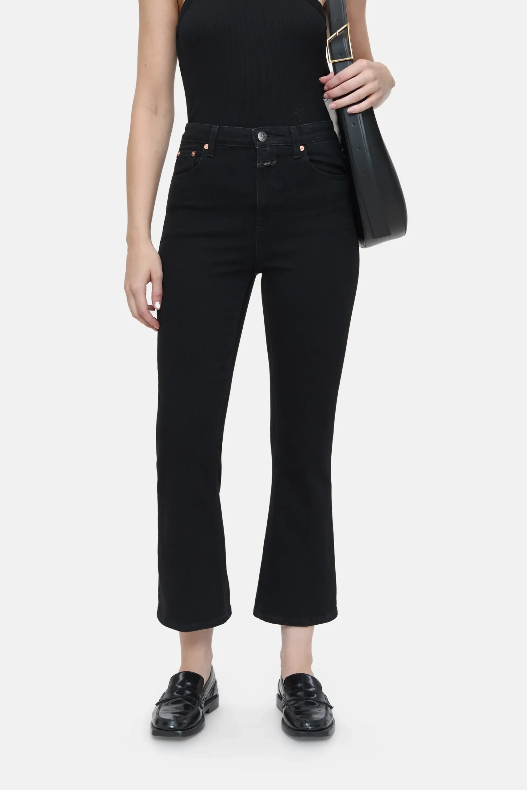 Closed Jeans | Skinny Fit*Flared Jeans - Style Name Hi-Sun Darkgrey