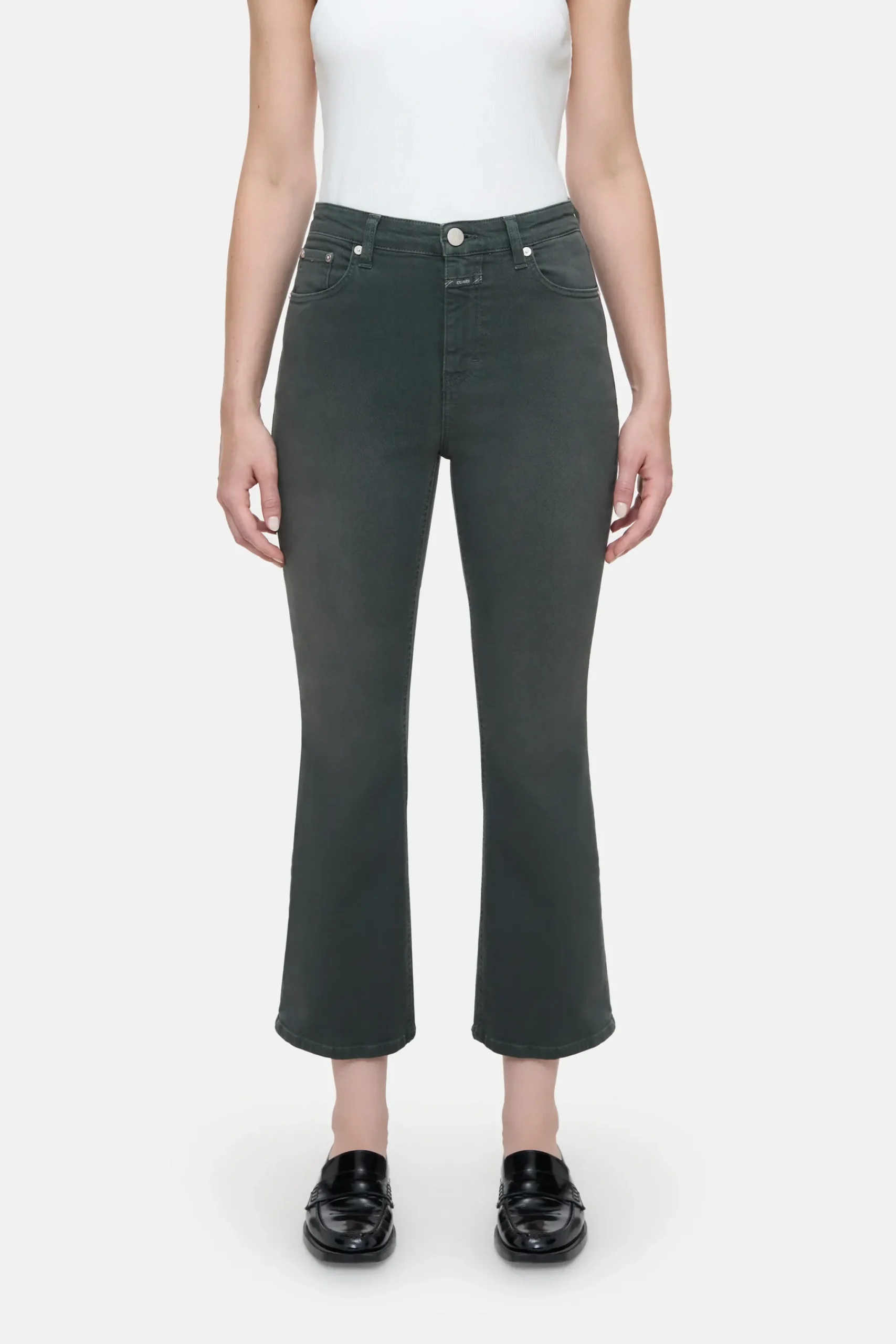 Closed Jeans | Skinny Fit*Flared Jeans - Style Name Hi-Sun Pinigreen