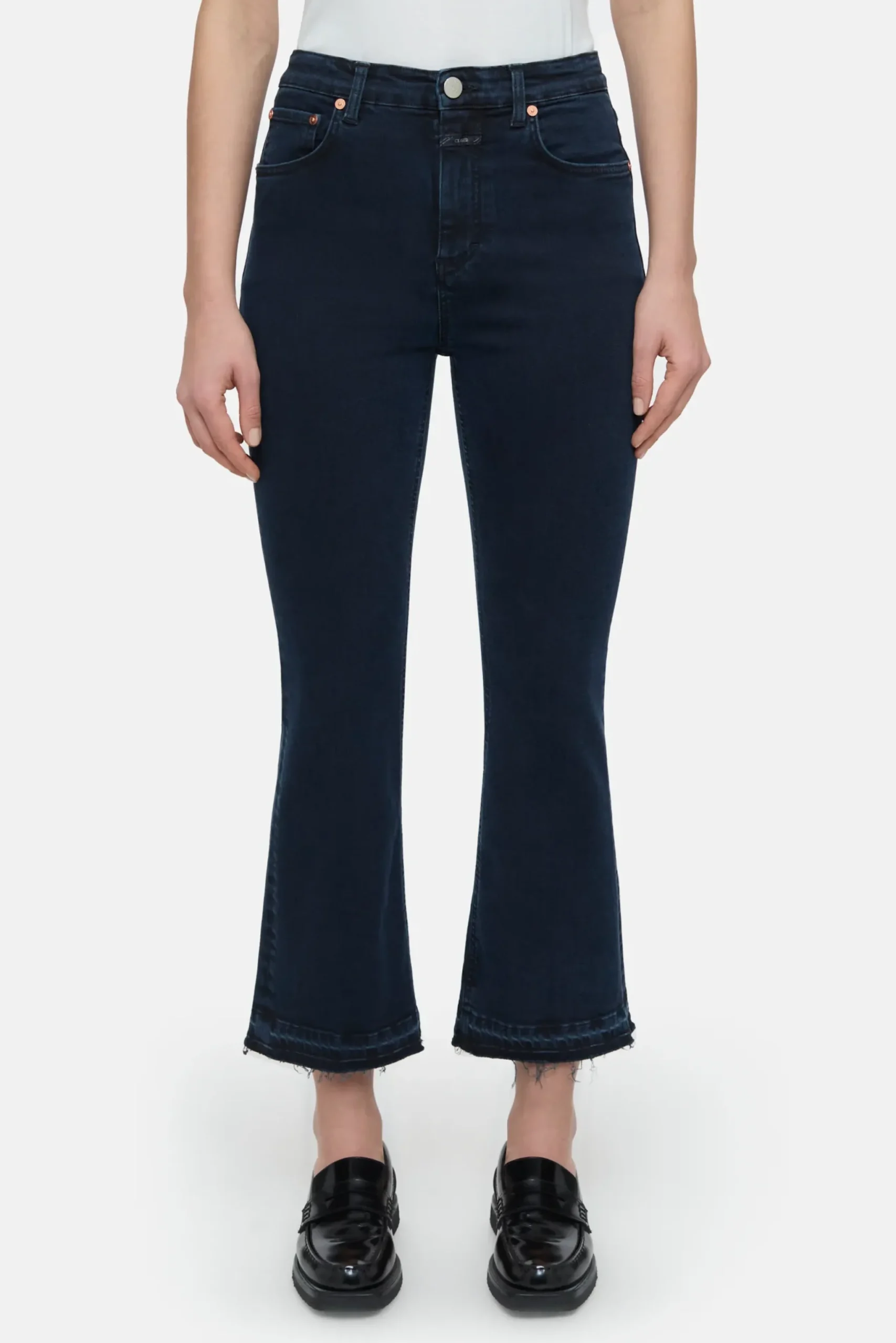 Closed Jeans | Skinny Fit*Flared Pants - Style Name Hi-Sun Blue/black