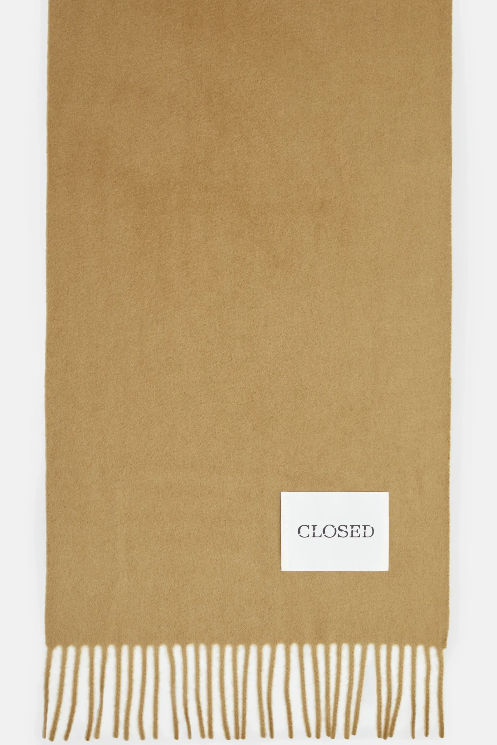 Closed Schals & Mützen*Fransenschal aus Schurwolle Tullamorebrown