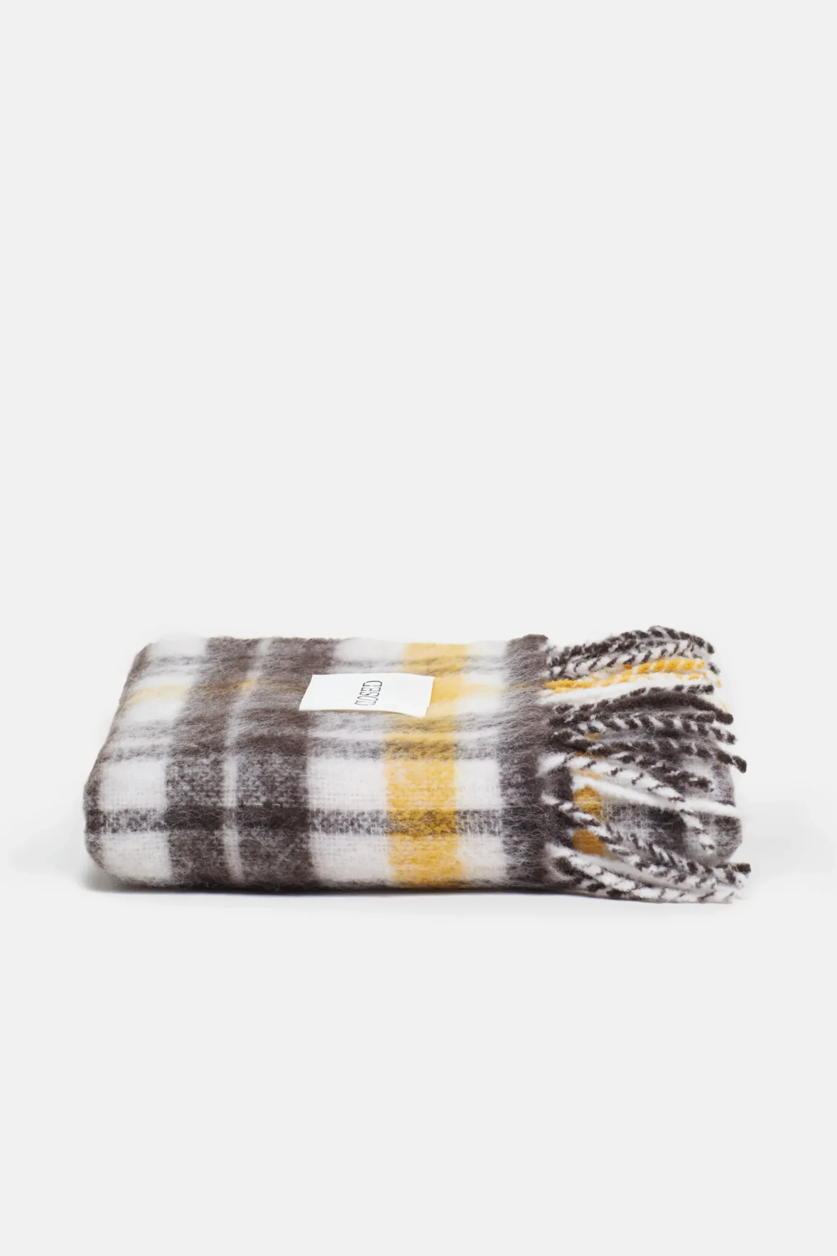 Closed Schals & Mützen*Glencheck-Schal aus Alpaka-Mix Irishcoffee