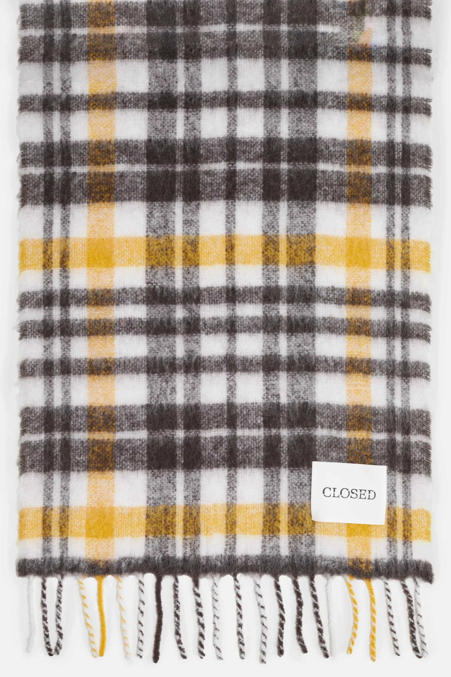 Closed Schals & Mützen*Glencheck-Schal aus Alpaka-Mix Irishcoffee