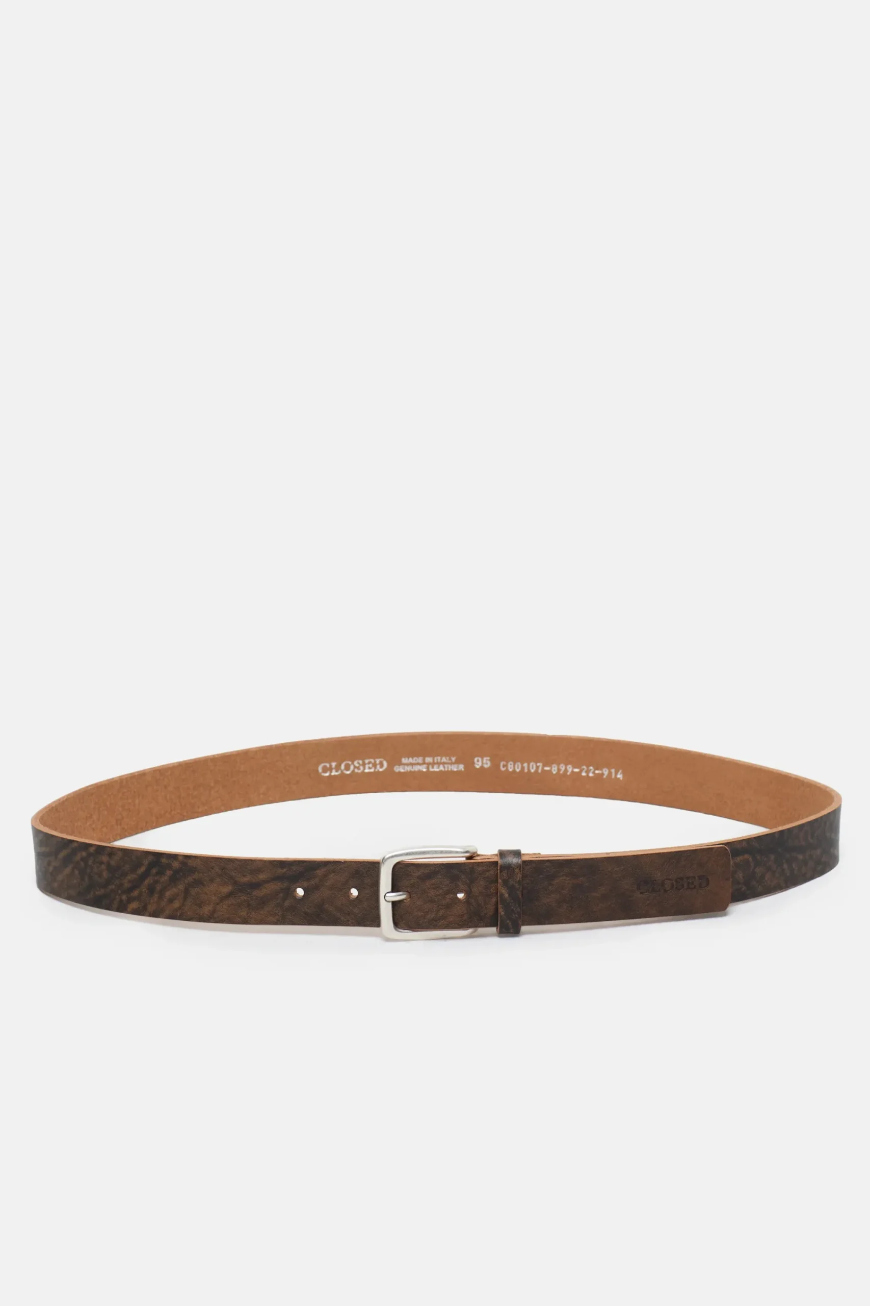 Closed Gürtel*Gürtel aus Leder Cacaobrown