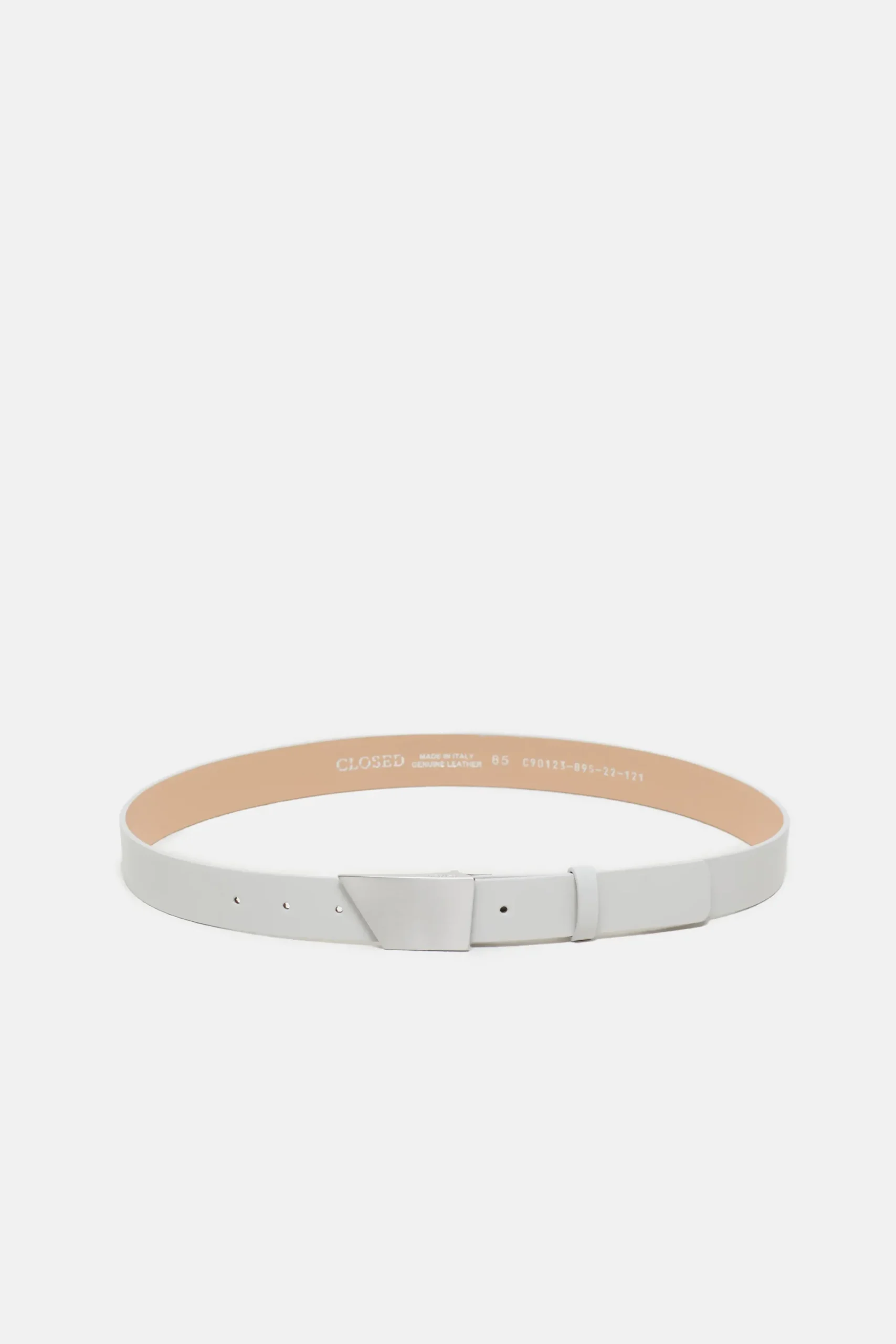 Closed Gürtel*Gürtel aus Leder Silvergrey