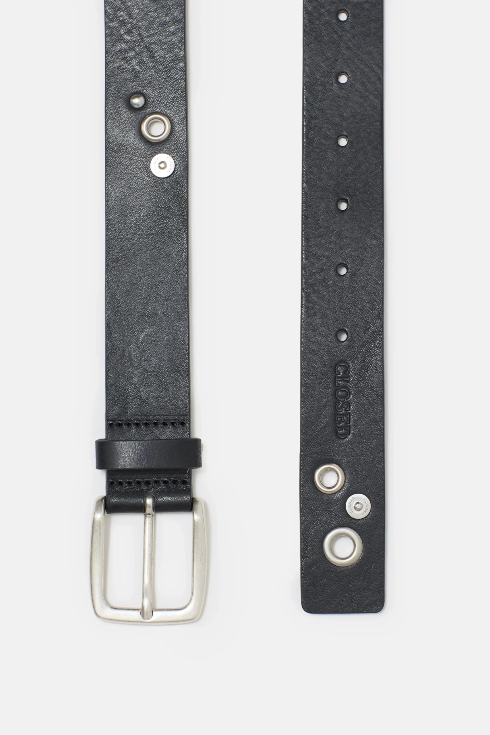 Closed Gürtel*Gürtel aus Leder mit Nieten Black