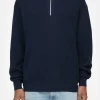 Closed Strick*Half-Zip-Pullover aus Baumwoll-Mix Darknight