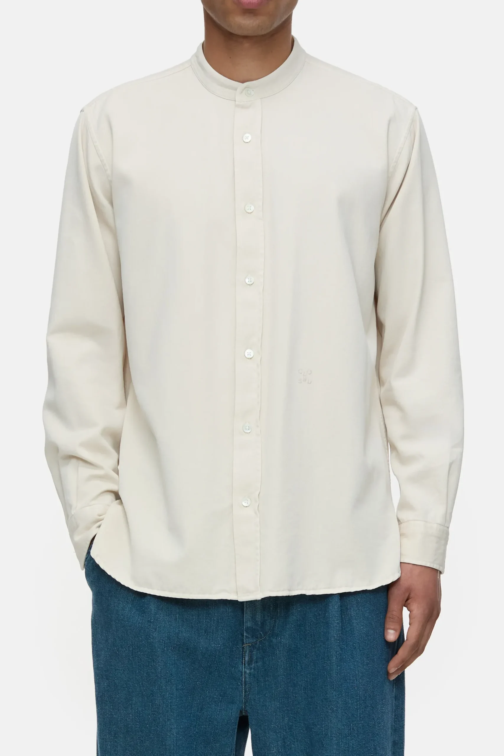 Closed Hemden*Hemd aus Baumwolle Tonkabeige