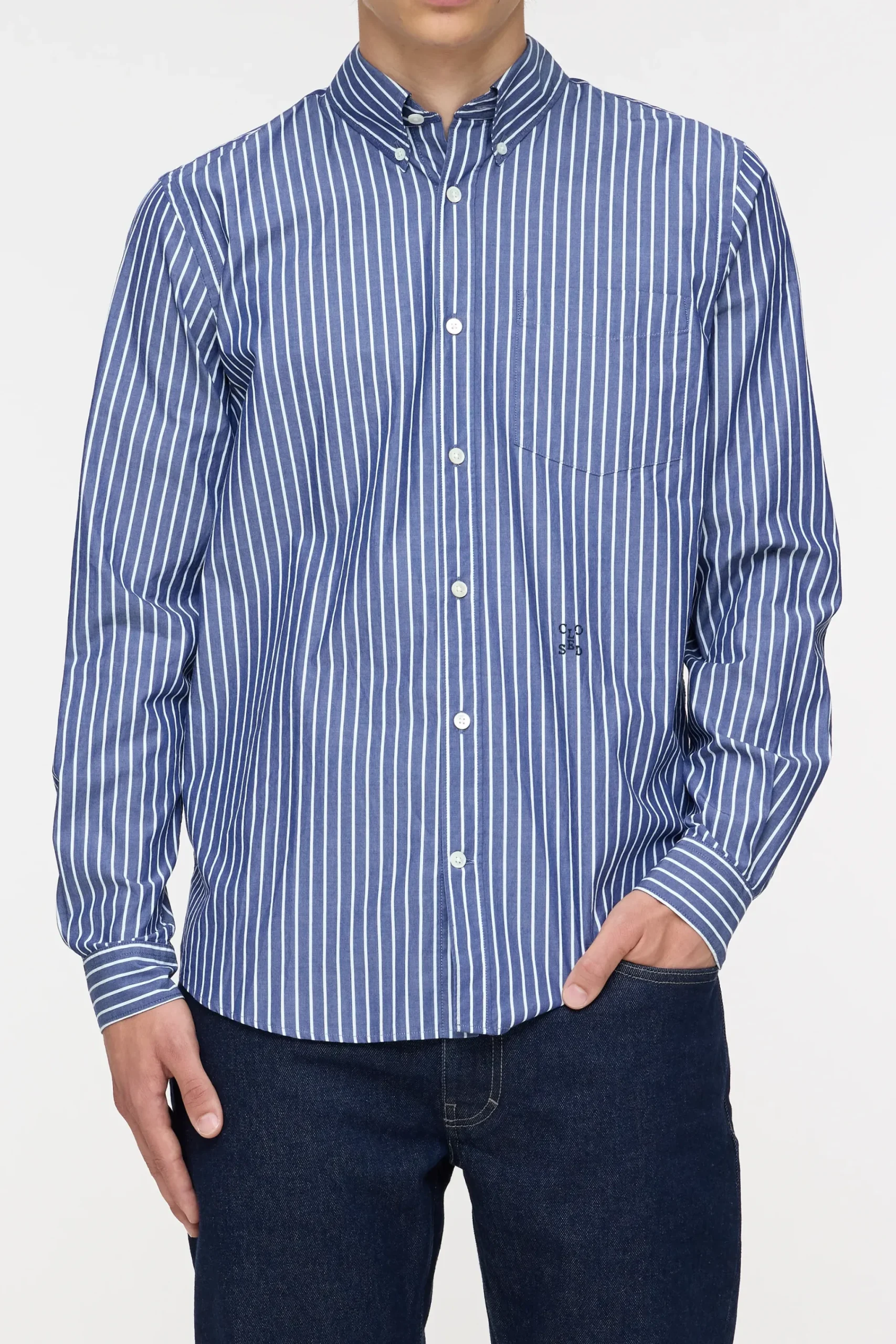 Closed Hemden*Hemd aus Baumwolle Darknight