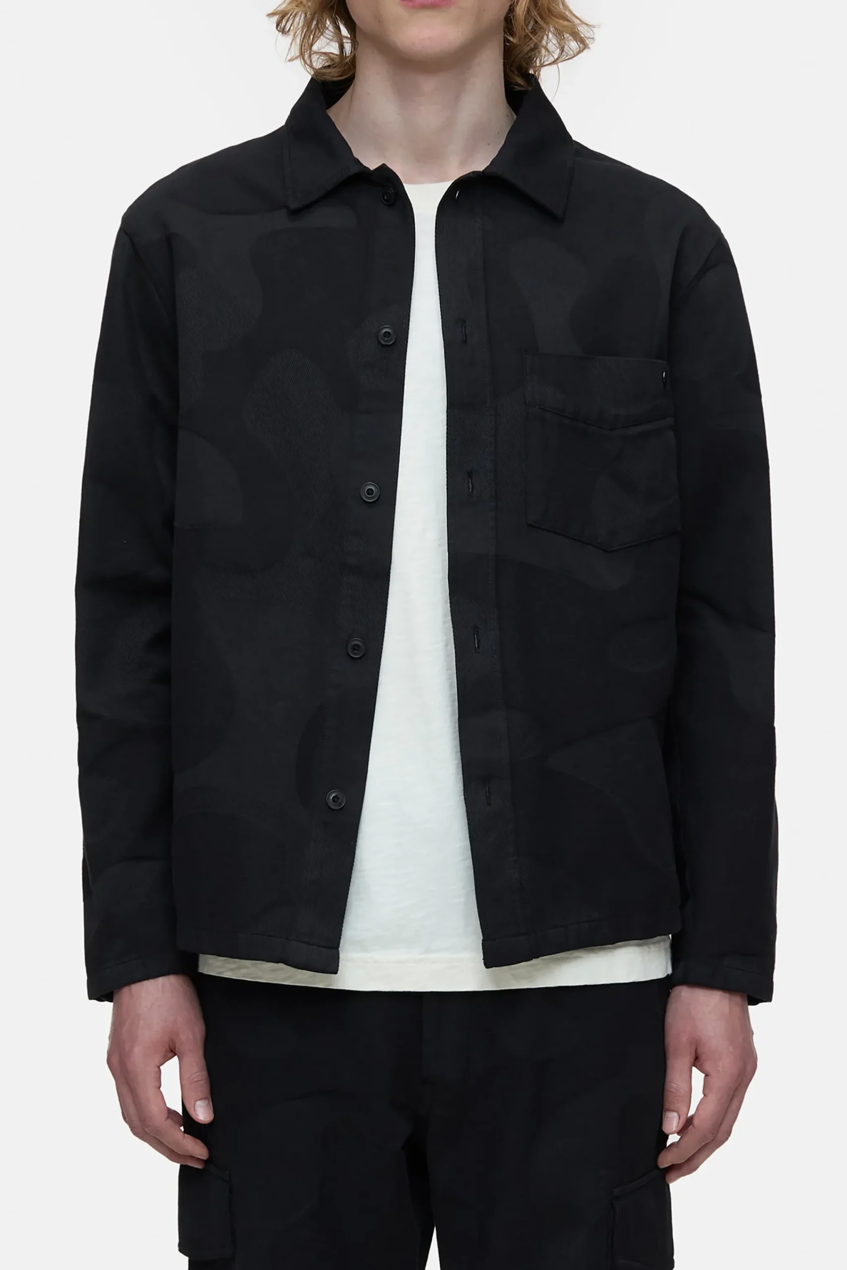 Closed Hemden*Hemd aus Baumwolle Black