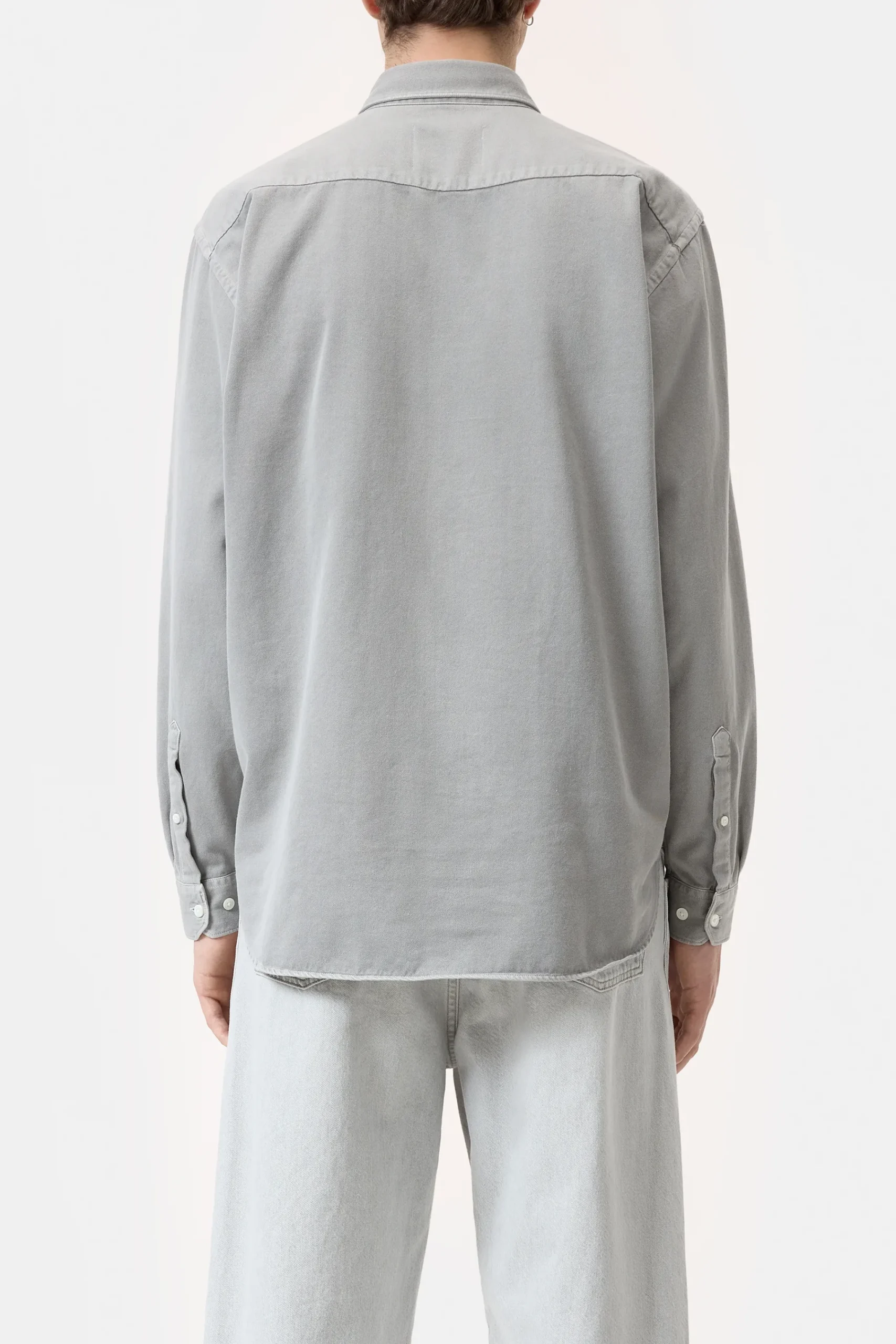 Closed Hemden*Hemd aus Baumwolle Mudgrey