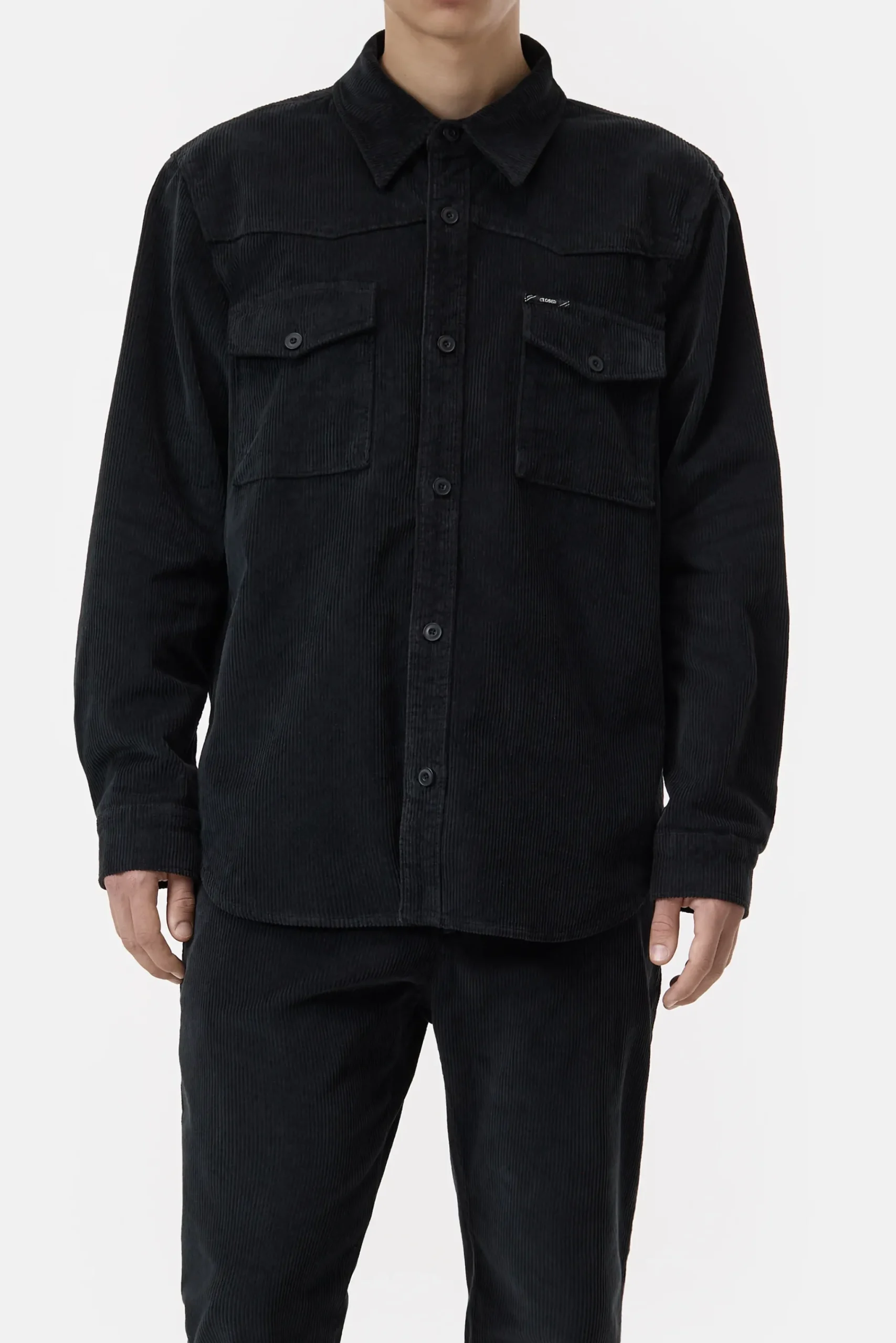 Closed Hemden*Hemd aus Cord Black