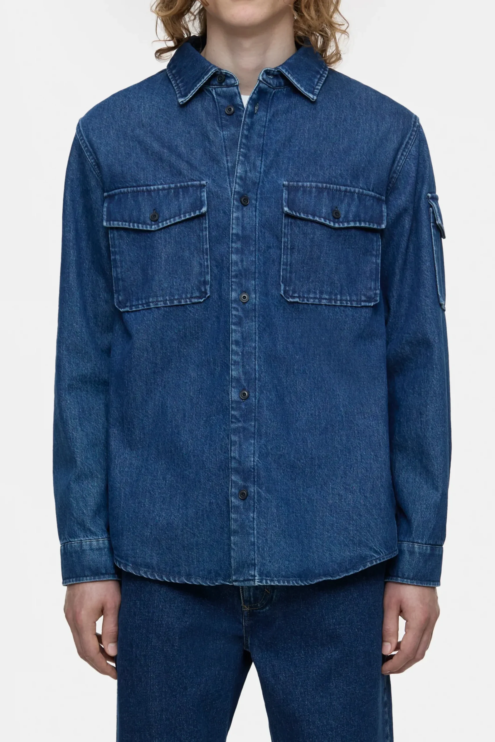 Closed Hemden*Hemd aus Denim Darkblue