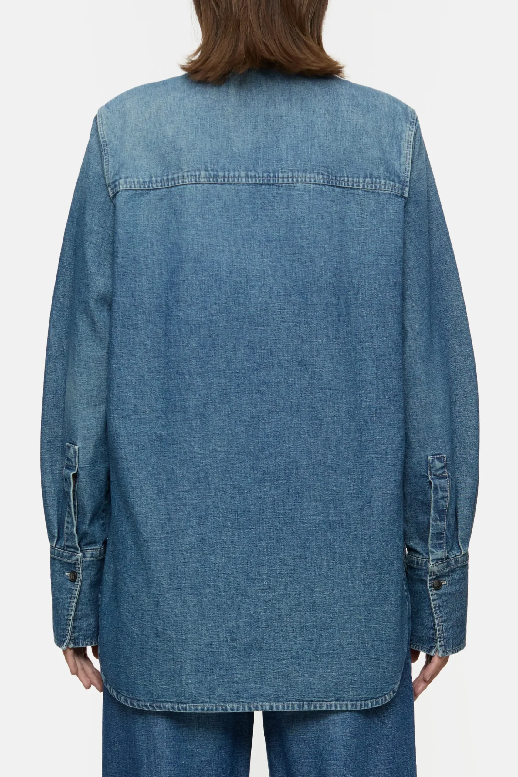Closed Shirts & Blusen*Hemd aus Denim Midblue