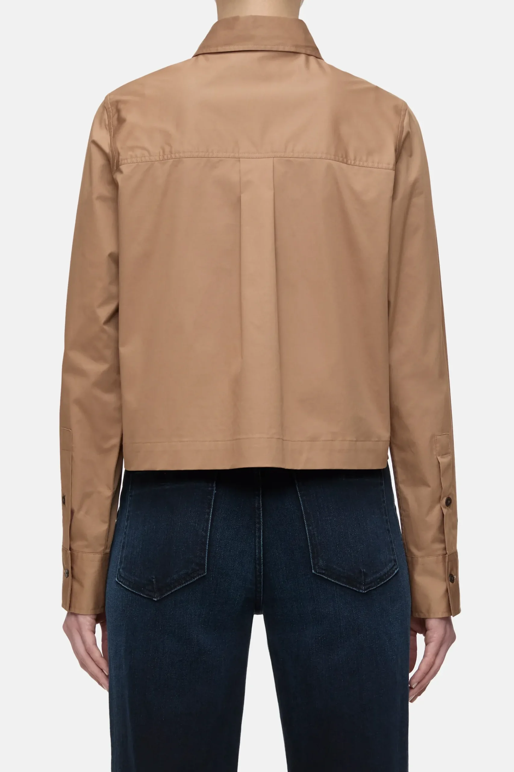 Closed Shirts & Blusen*Hemdbluse aus Baumwoll-Mix Biscottibrown