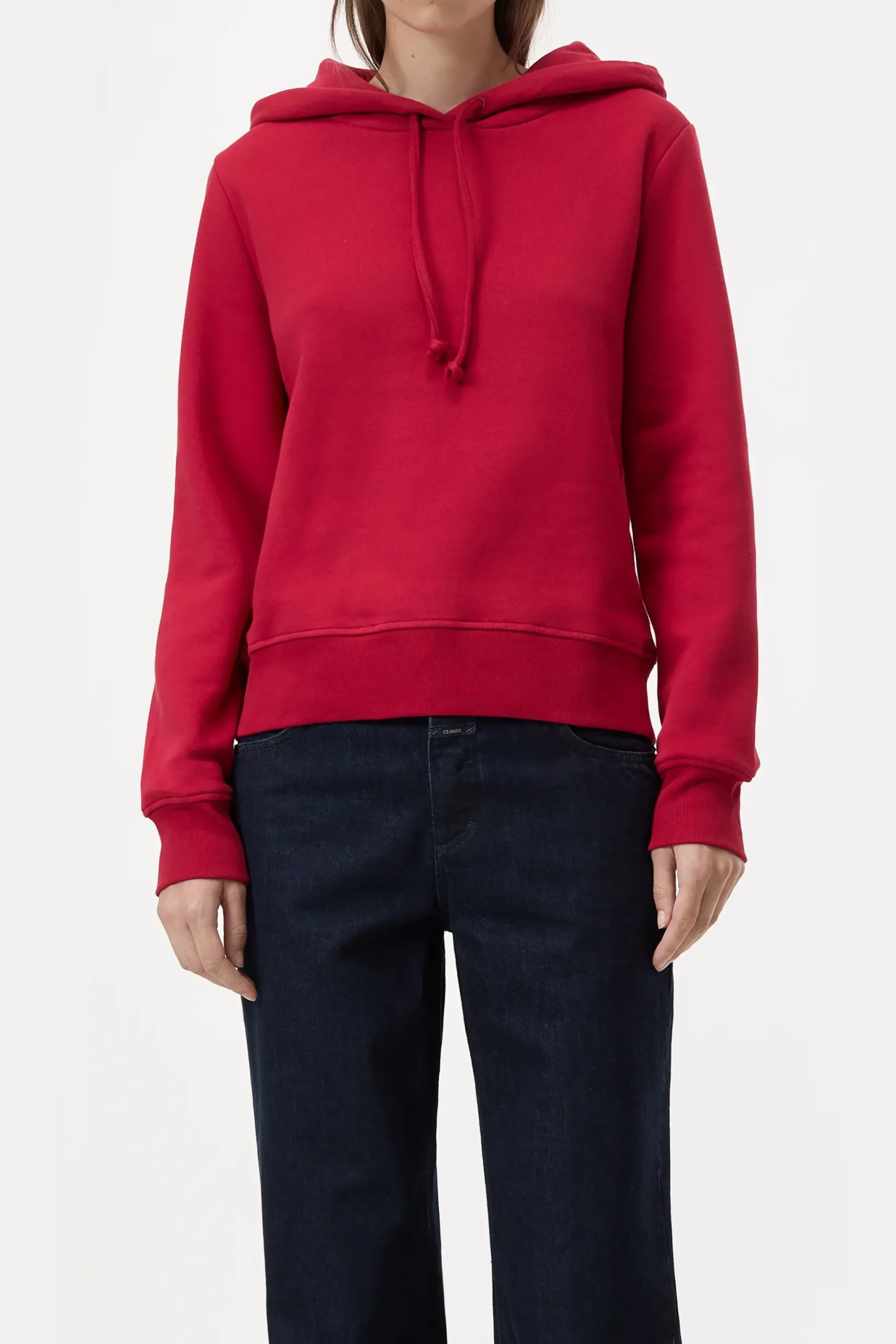 Closed Sweatshirts*Hoodie aus Bio-Baumwolle Chilipepperred