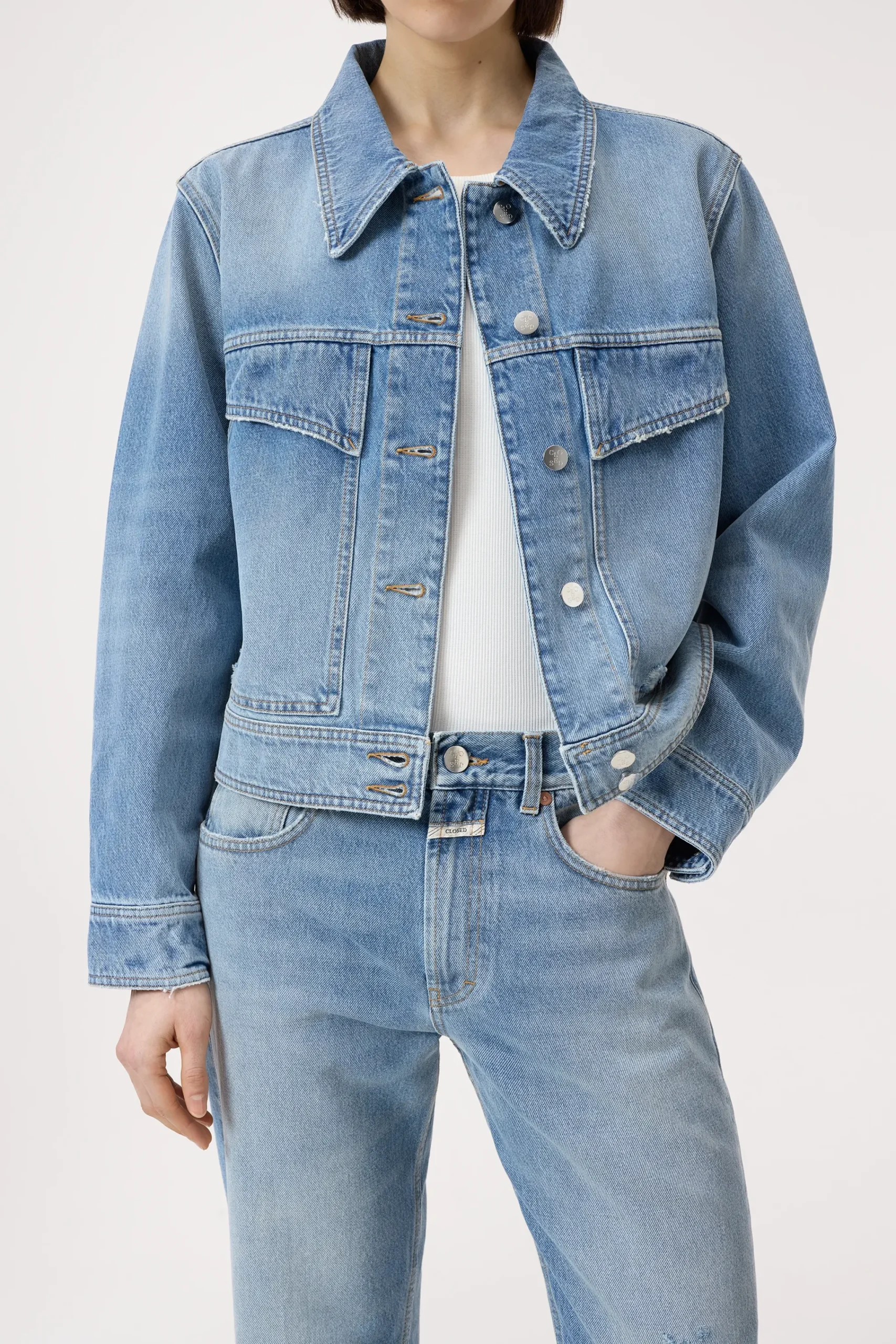 Closed Jacken & Mäntel*Jacke aus Denim Midblue