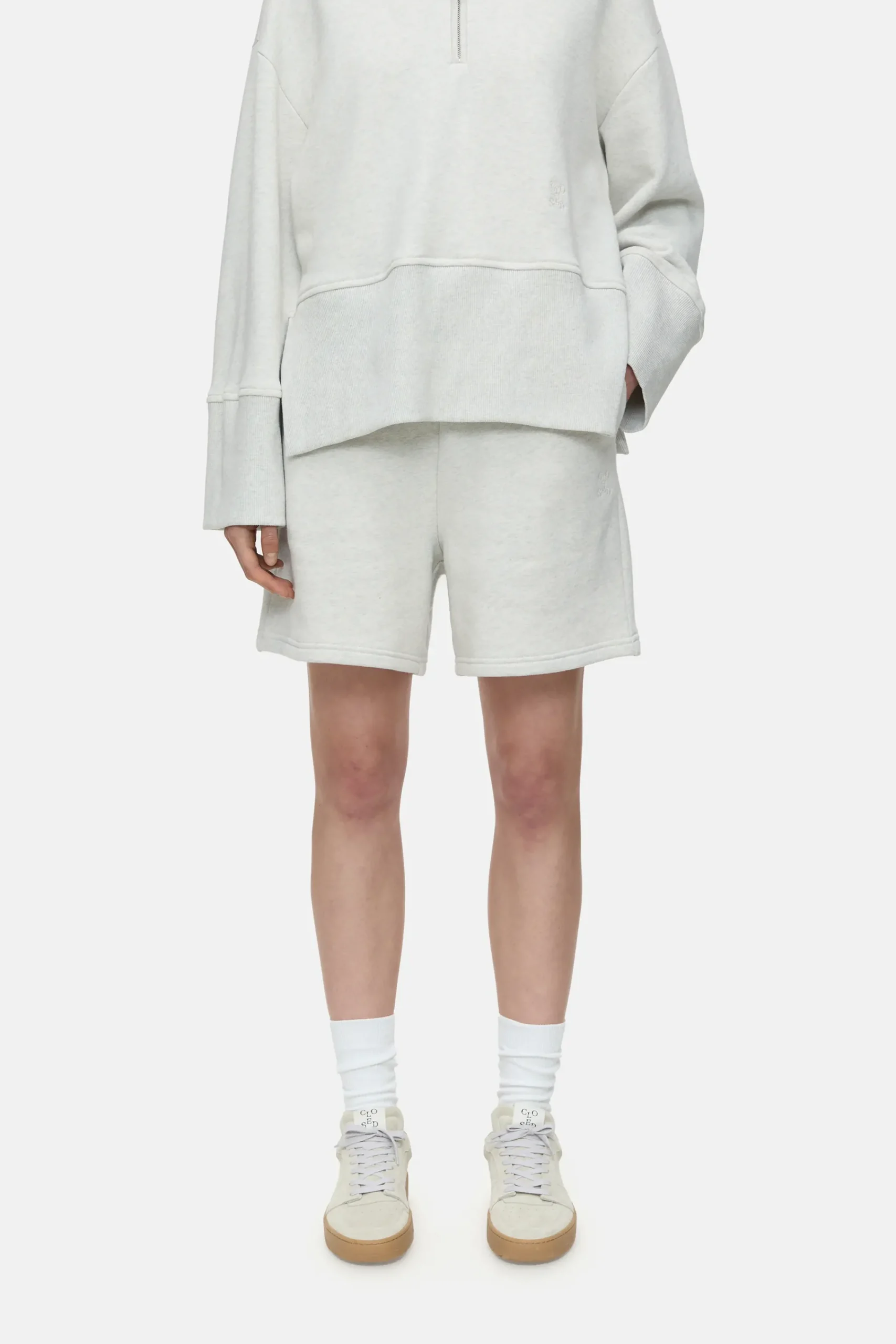 Closed Shorts*Jersey-Shorts aus Baumwoll-Mix Sabbiabeige