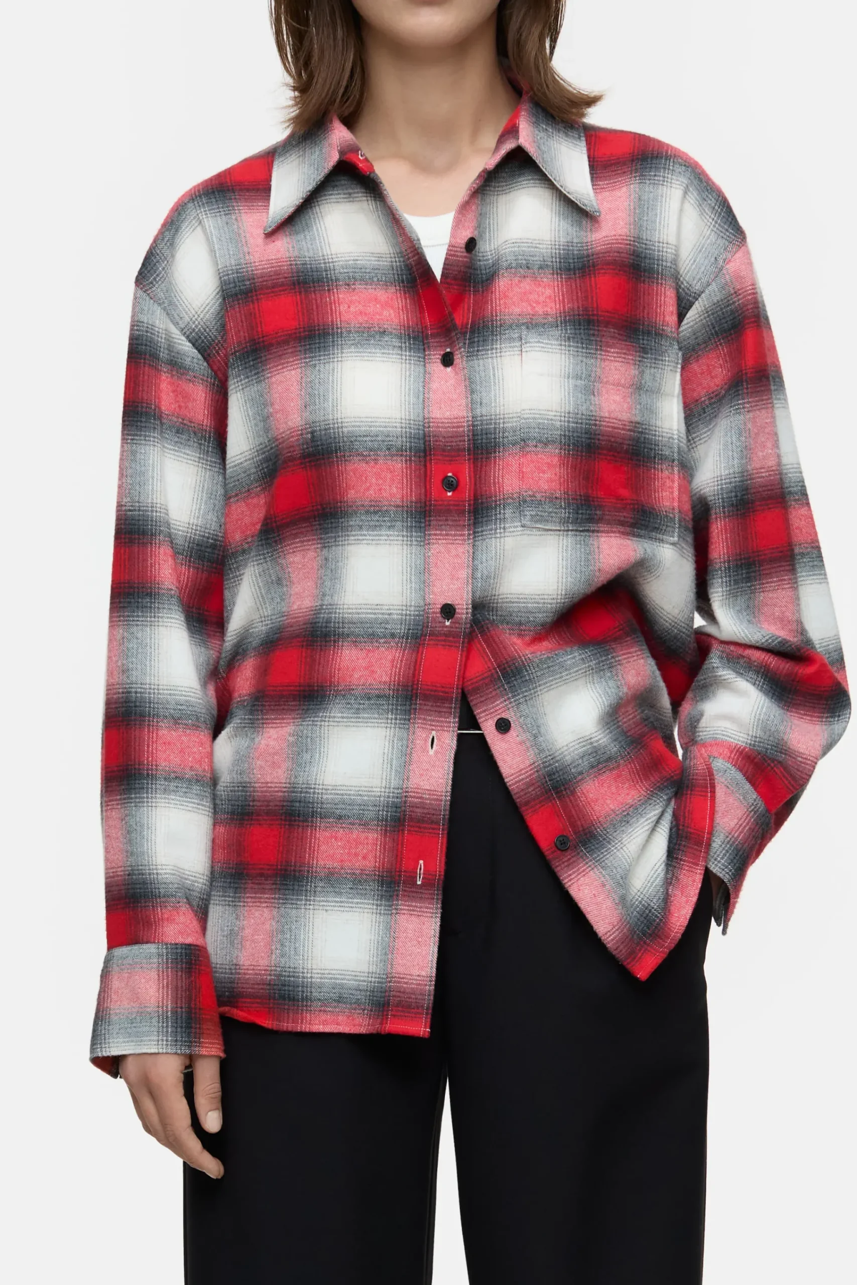 Closed Shirts & Blusen*Karierte Hemdbluse Hibiscusred