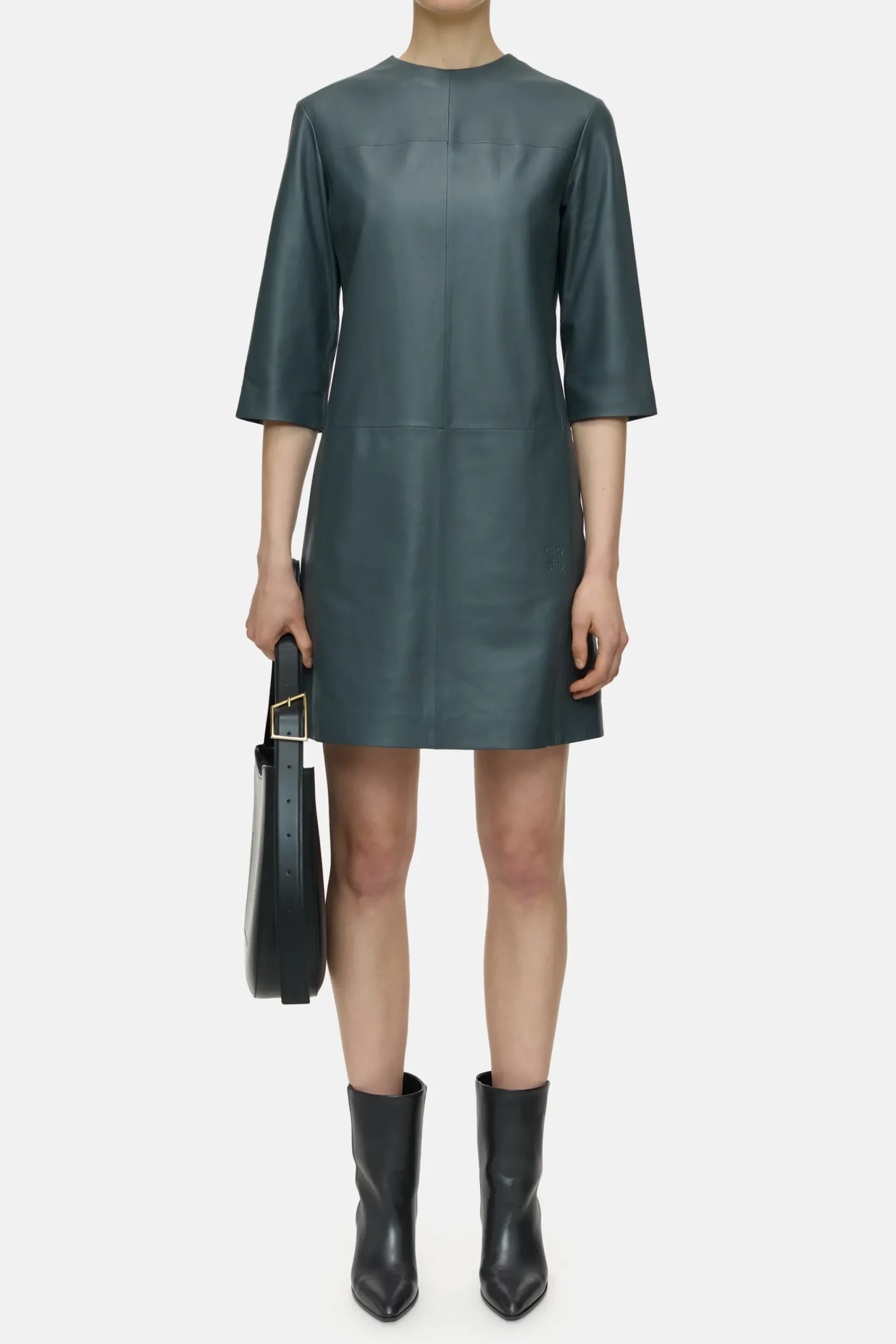 Closed Kleider*Kleid aus Leder Pinigreen