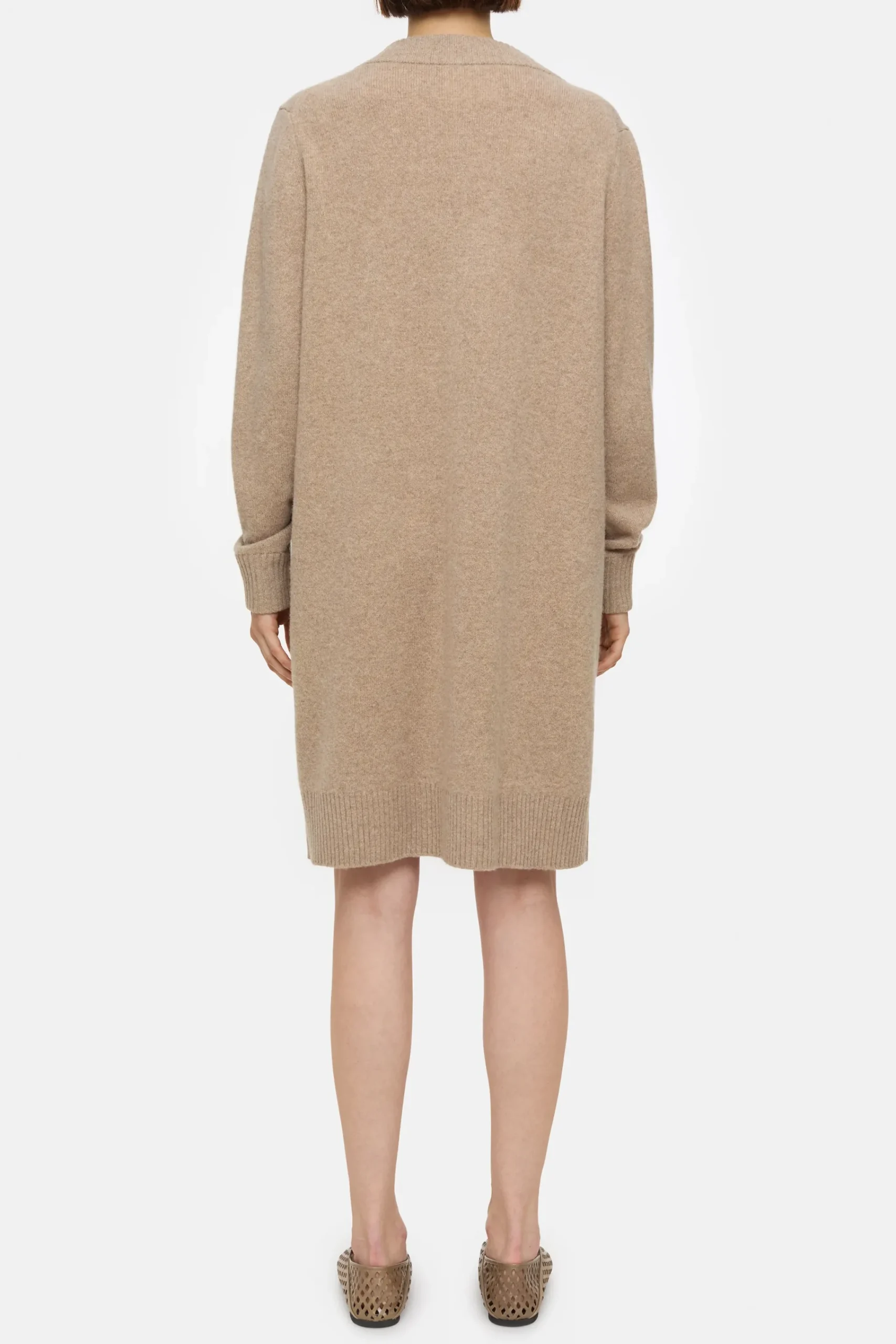 Closed Kleider*Kleid aus Wolle Darkchinobeige