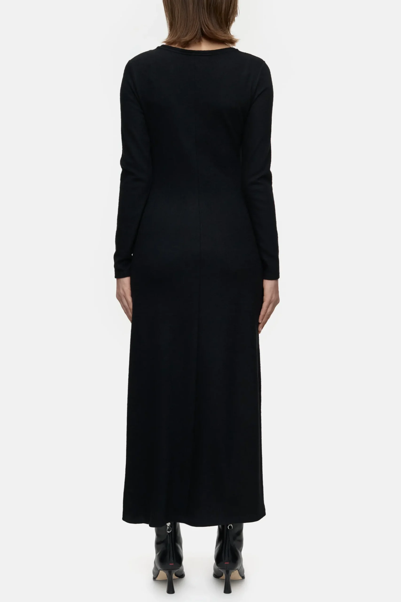 Closed Kleider*Kleid aus Woll-Jersey Black