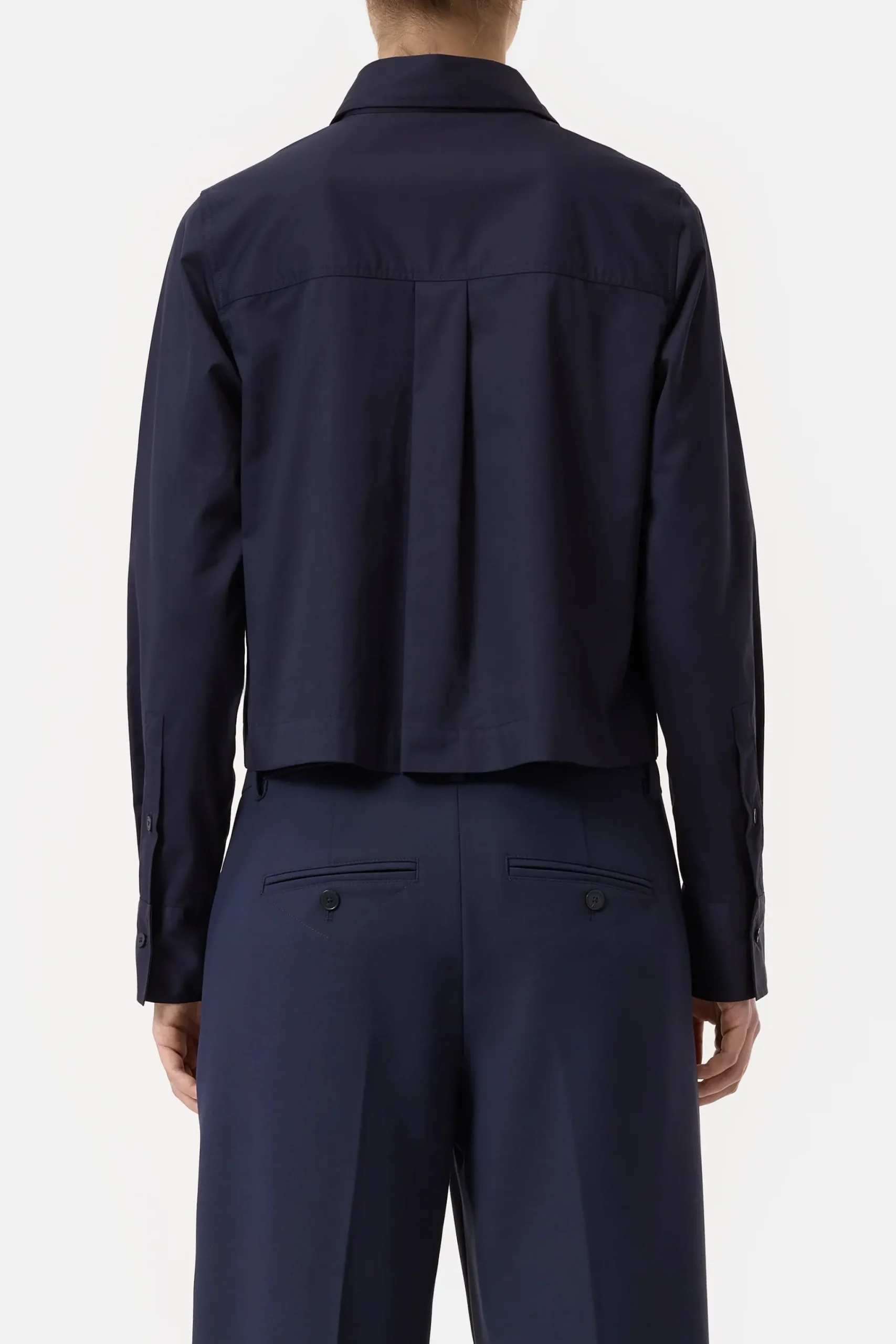 Closed Shirts & Blusen*Kurze Bluse aus Baumwoll-Popeline Darknight