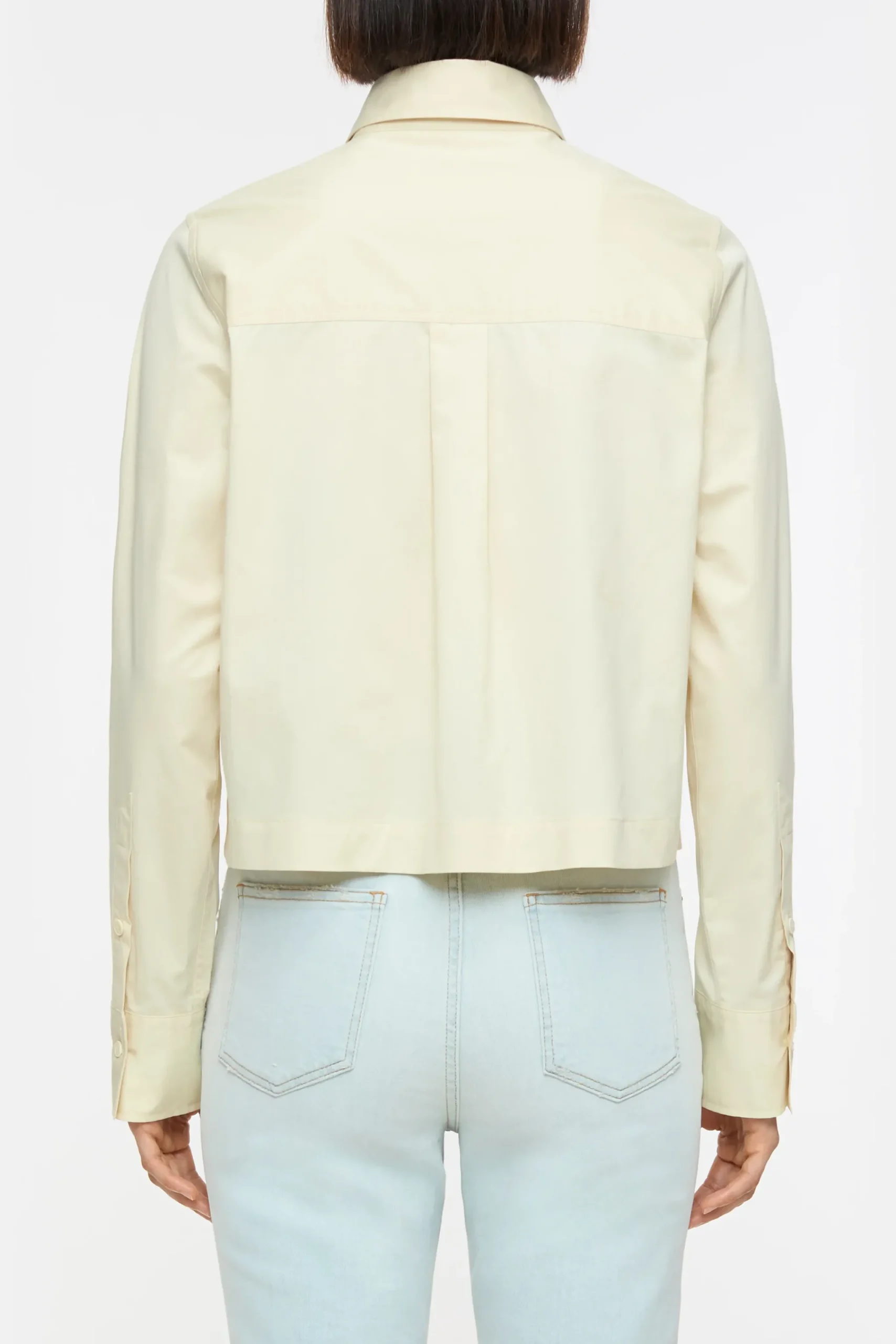 Closed Shirts & Blusen*Kurze Bluse aus Baumwoll-Popeline Vanillabeige