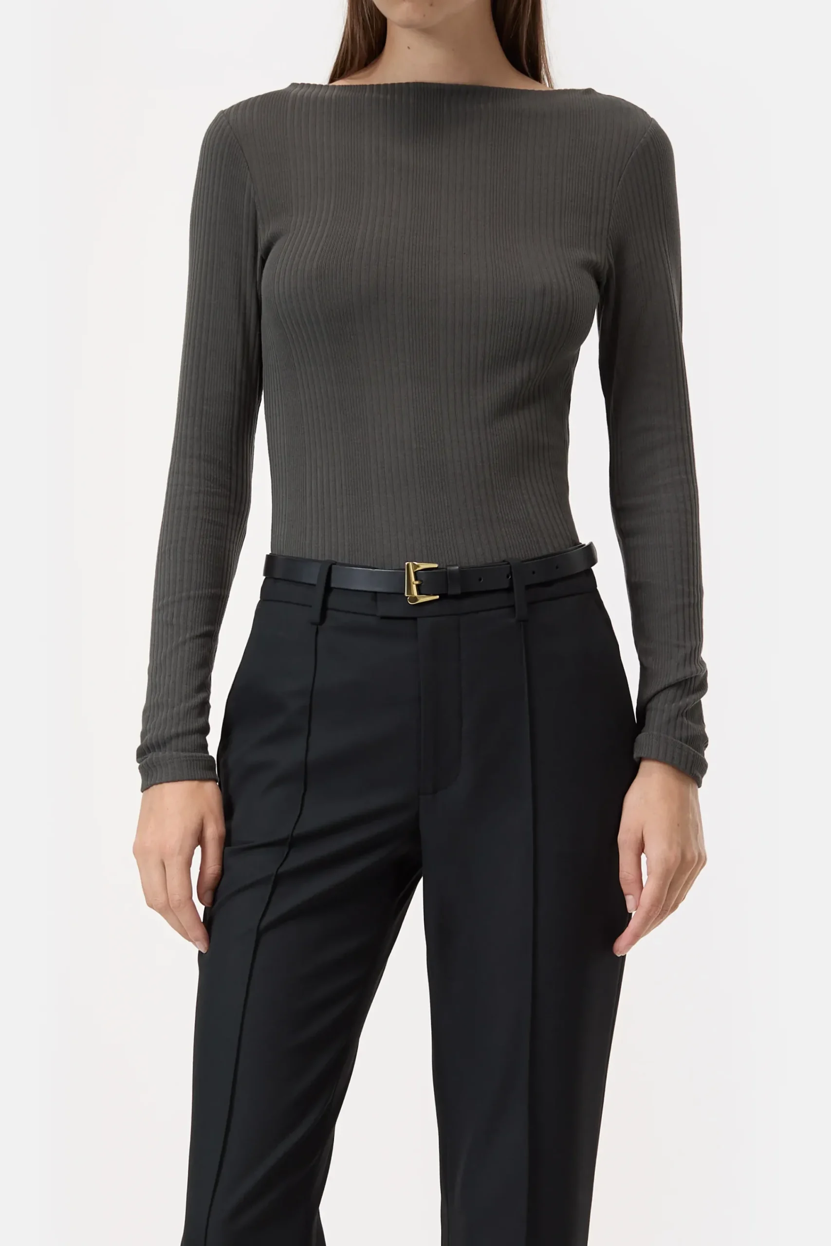 Closed T-shirts*Langarmshirt aus Baumwolle Irishcoffee