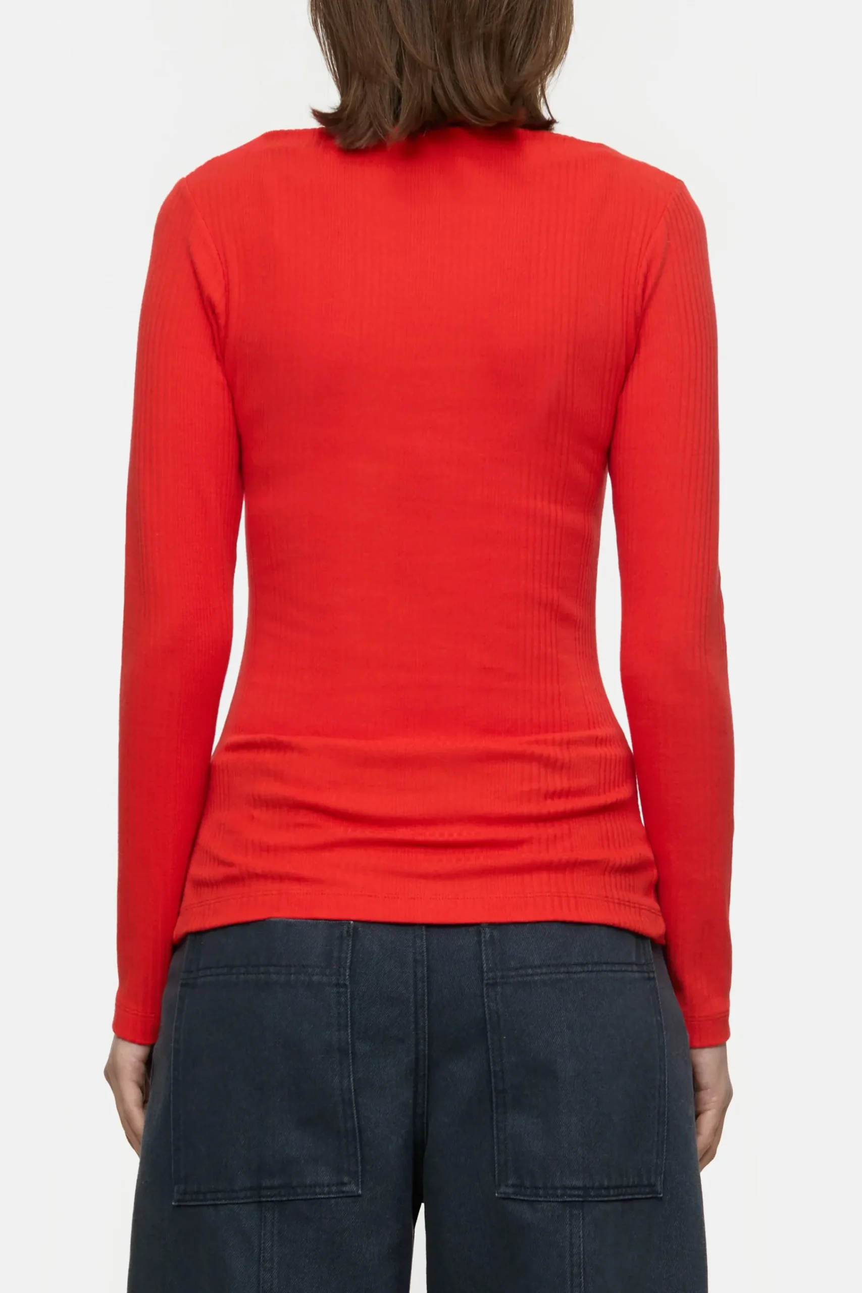 Closed T-shirts*Langarmshirt aus Baumwoll-Mix Chilipepperred