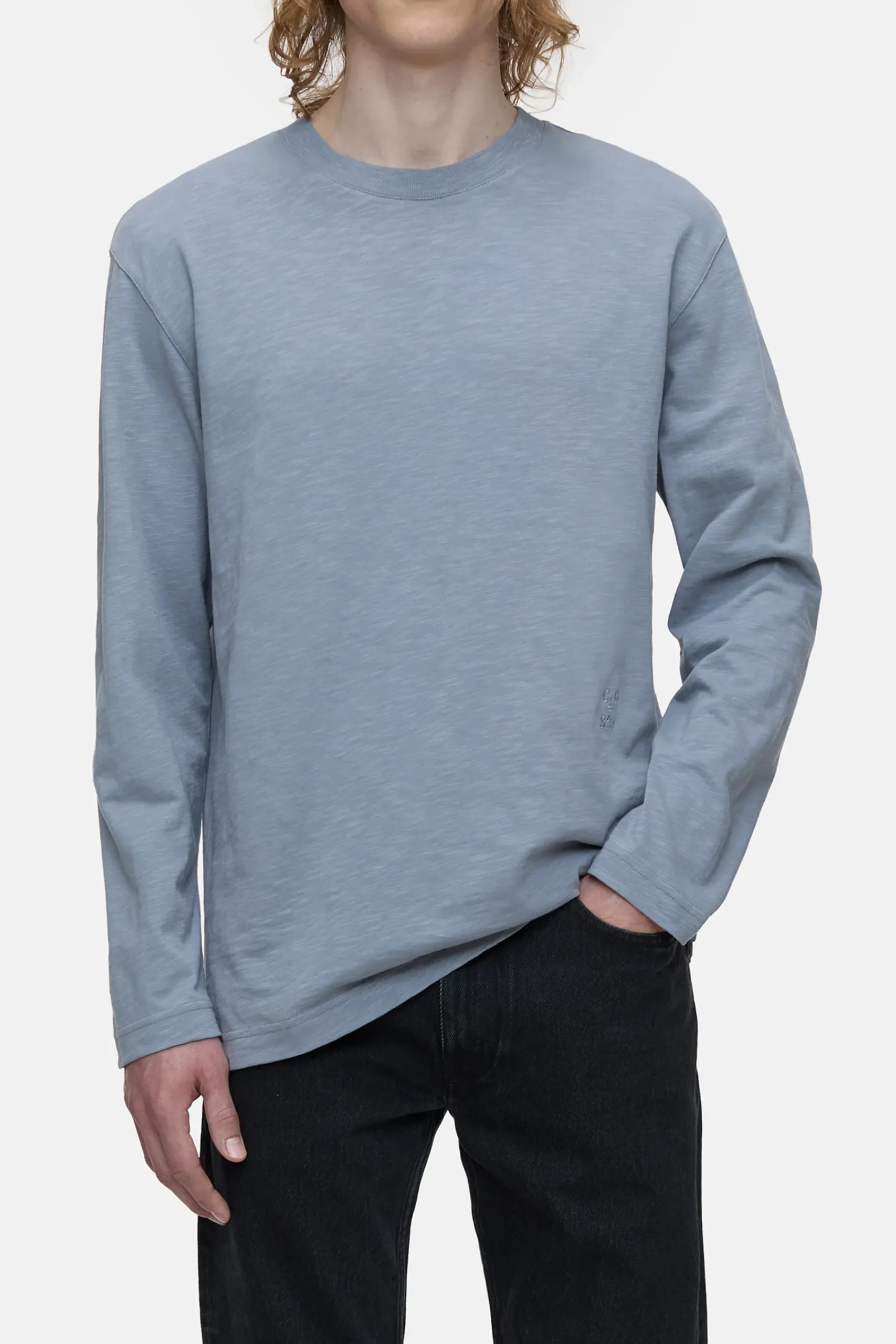 Closed T-shirts*Langarmshirt aus Bio-Baumwolle Washedstone